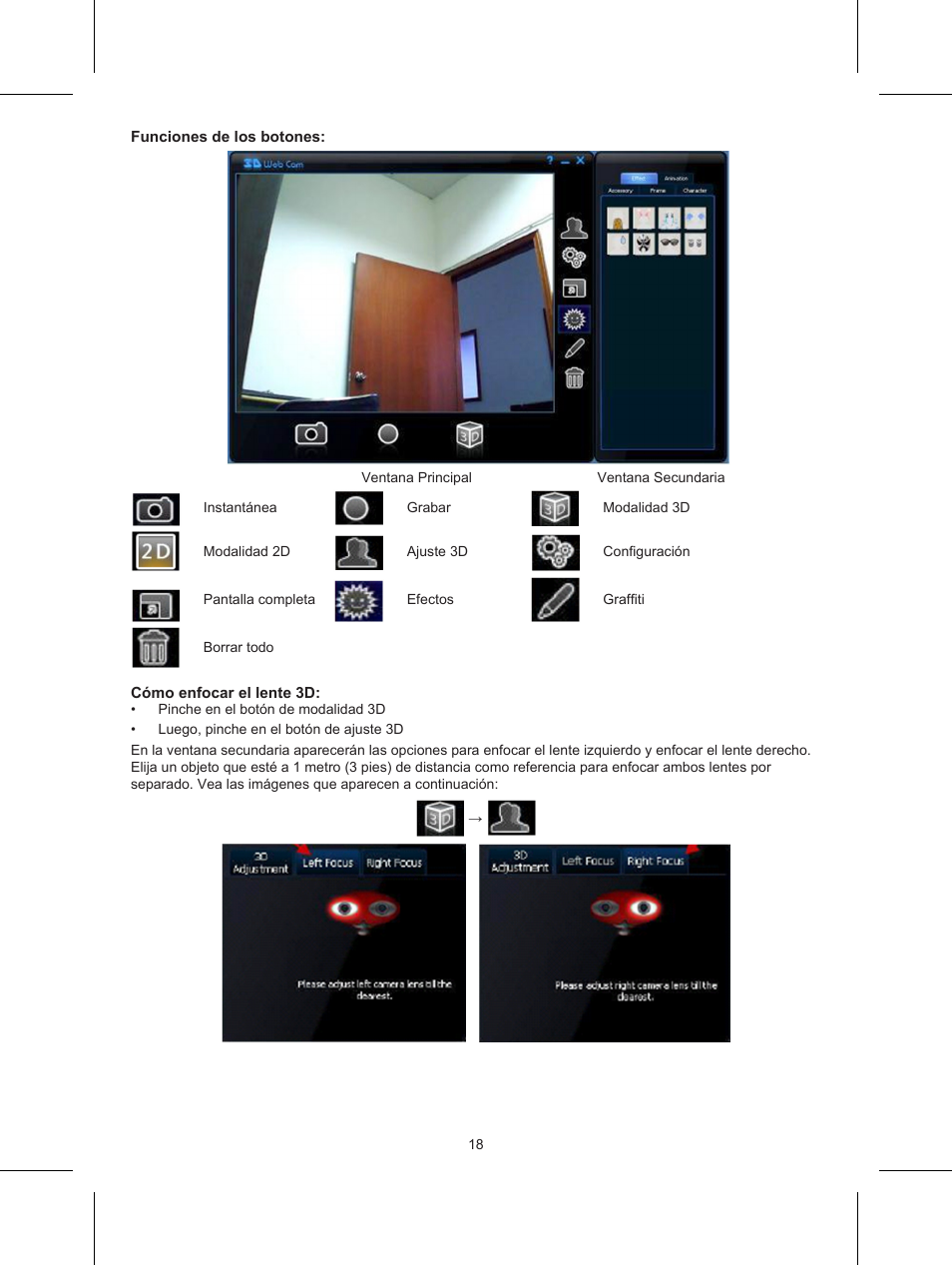 Konig Electronic USB 2.0 3D webcam User Manual | Page 18 / 44