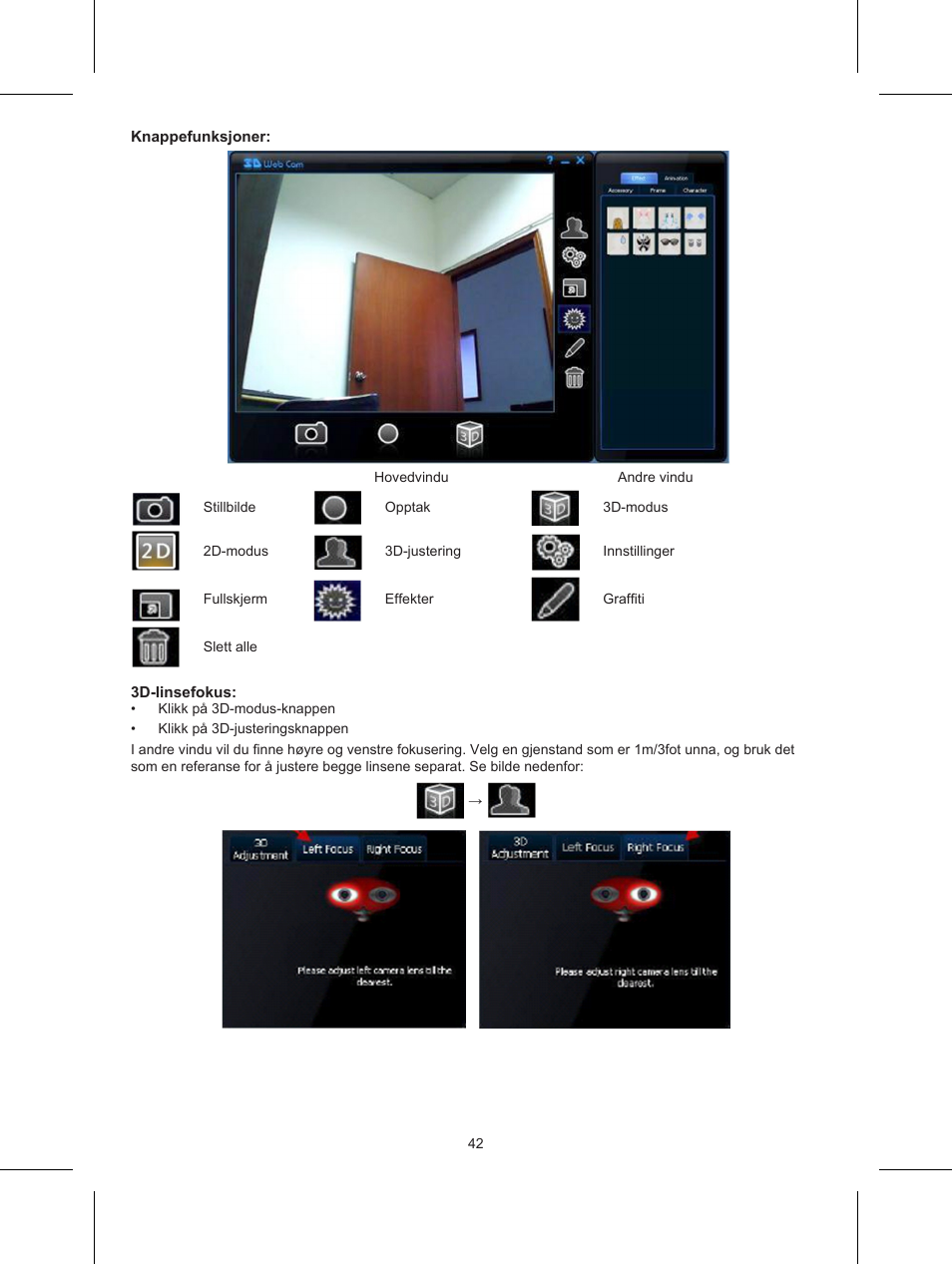 Konig Electronic USB 2.0 3D webcam User Manual | Page 42 / 44