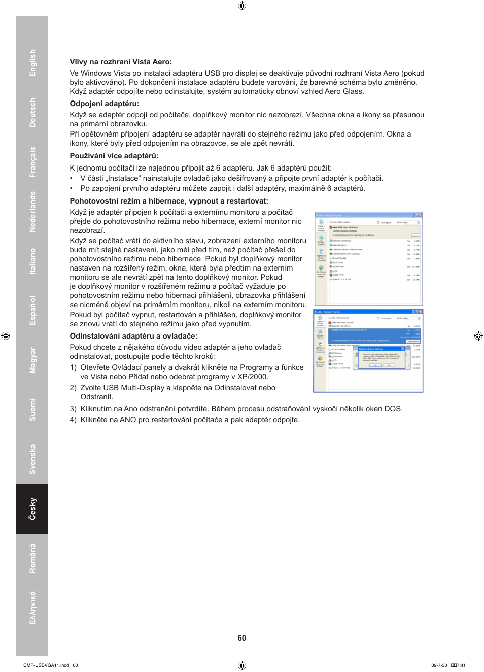 Konig Electronic USB 2.0 to VGA/DVI adapter User Manual | Page 60 / 73
