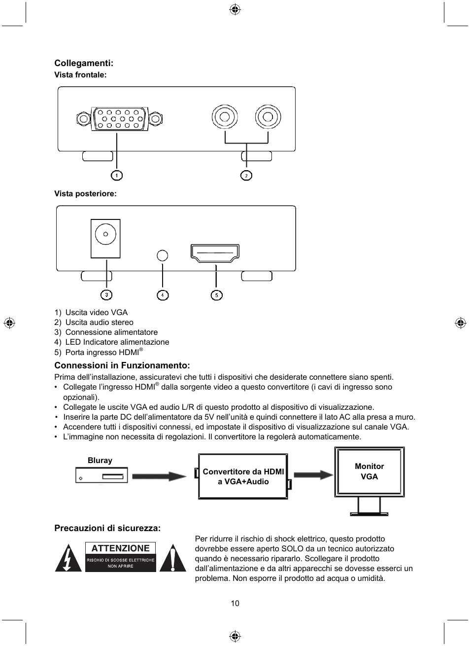 Konig Electronic HDMI - VGA converter User Manual | Page 10 / 30