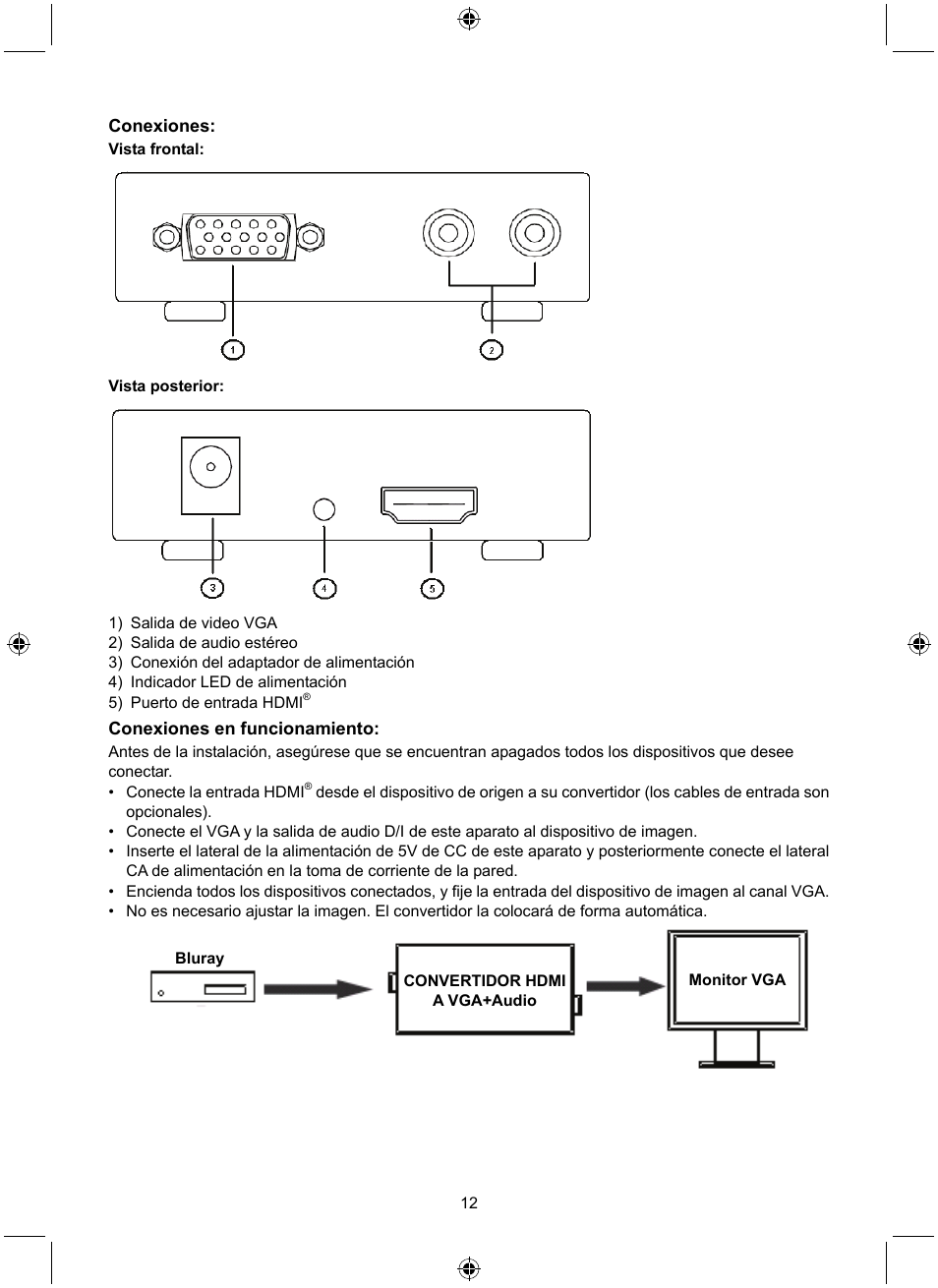Konig Electronic HDMI - VGA converter User Manual | Page 12 / 30