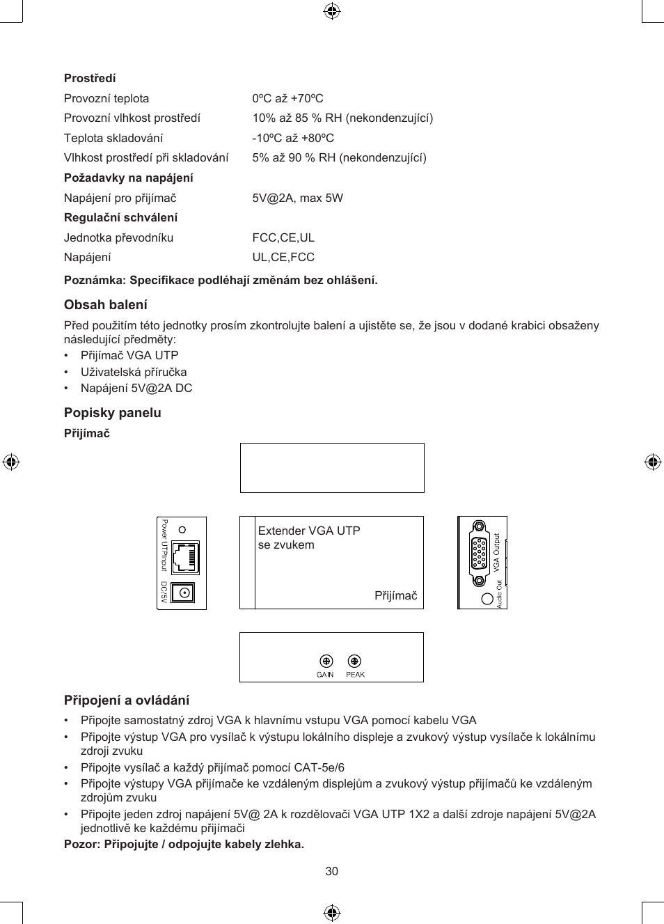 Konig Electronic VGA over UTP receiver User Manual | Page 30 / 44