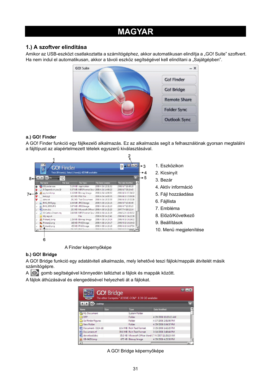 Magyar, Usb2.0 - usb2.0 adatkábel | Konig Electronic USB 2.0 to USB 2.0 data cable User Manual | Page 31 / 67