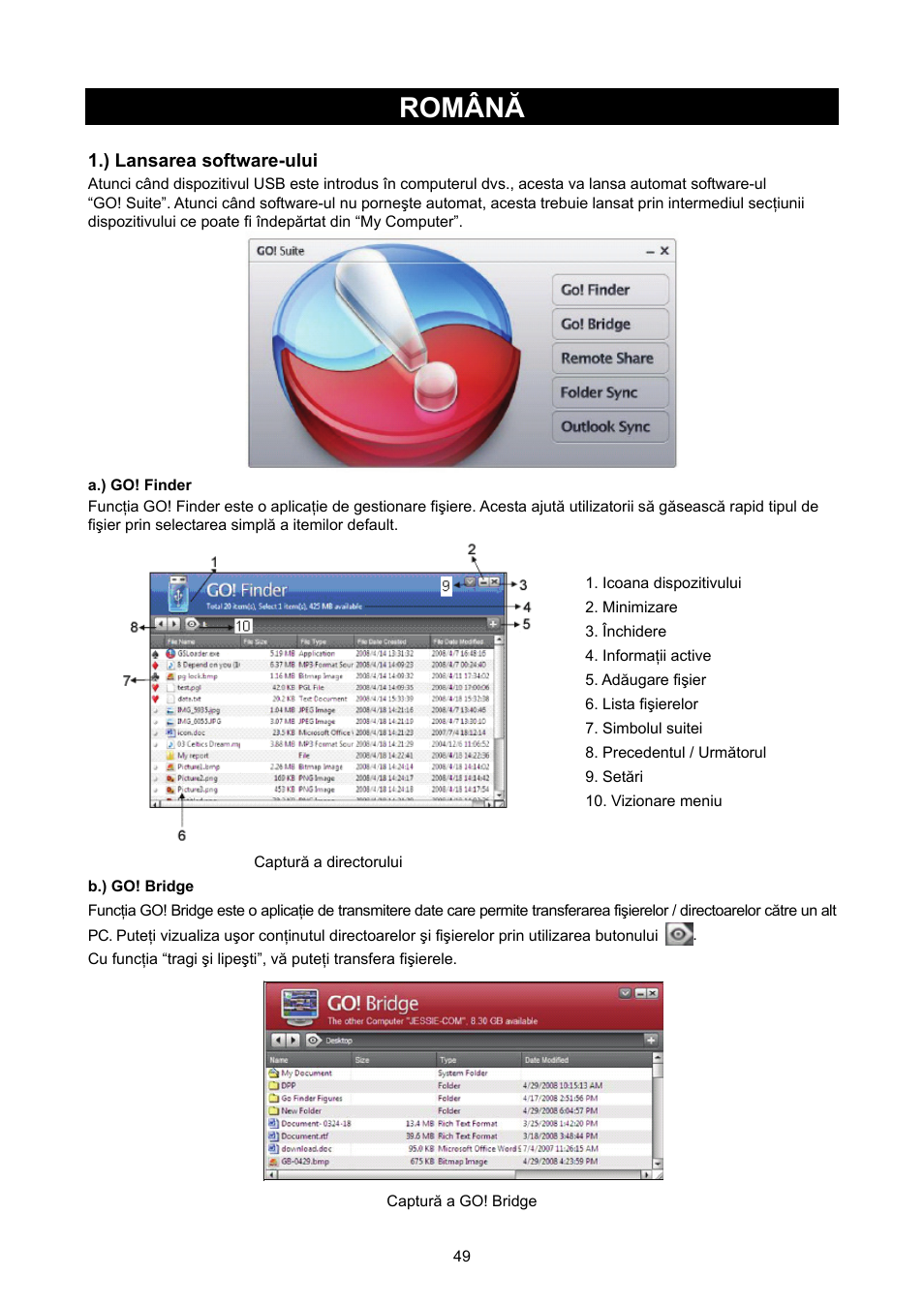 Română, Utilizare (p. 49, Cablu de date usb2.0 - usb2.0 | Konig Electronic USB 2.0 to USB 2.0 data cable User Manual | Page 49 / 67