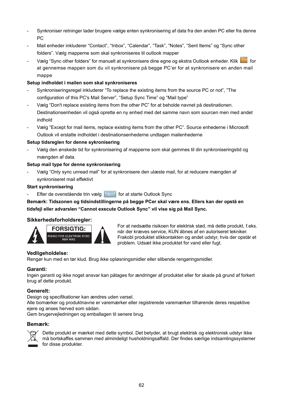 Konig Electronic USB 2.0 to USB 2.0 data cable User Manual | Page 62 / 67