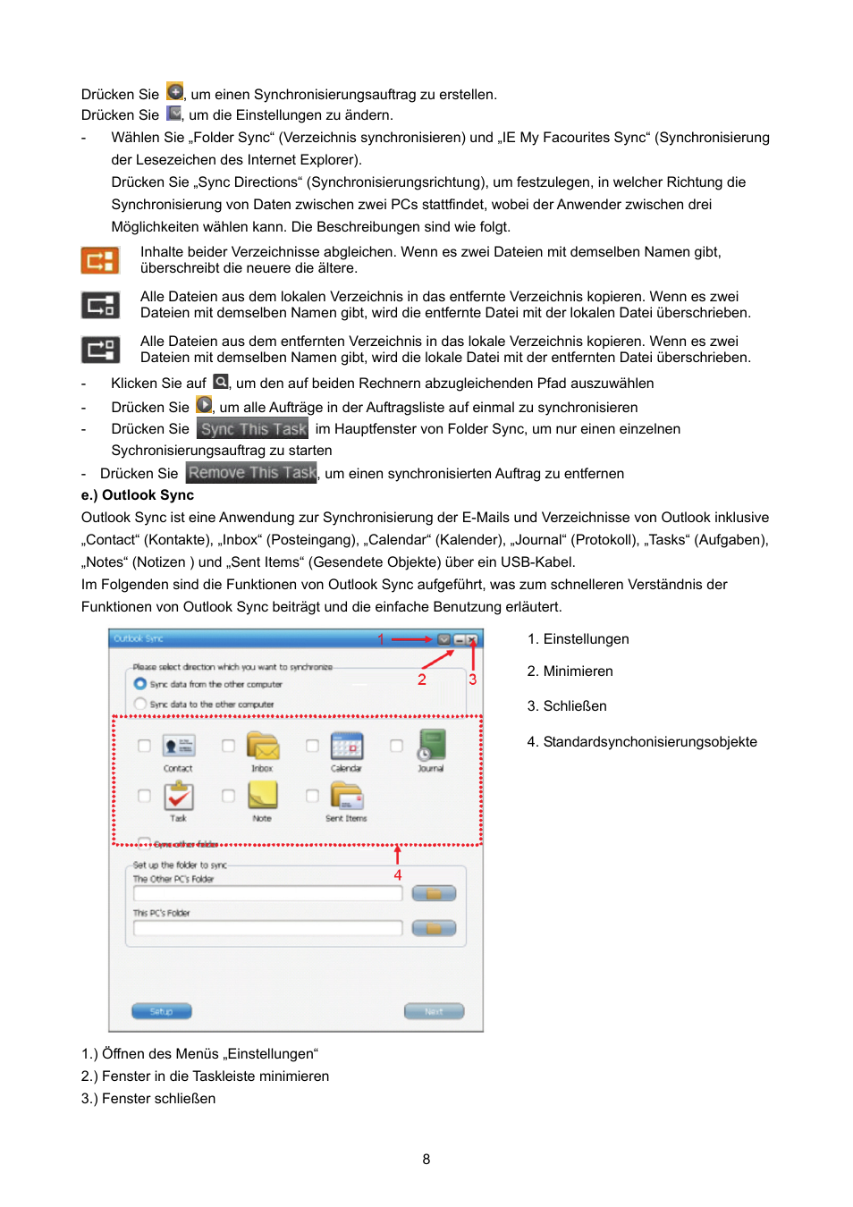 Konig Electronic USB 2.0 to USB 2.0 data cable User Manual | Page 8 / 67