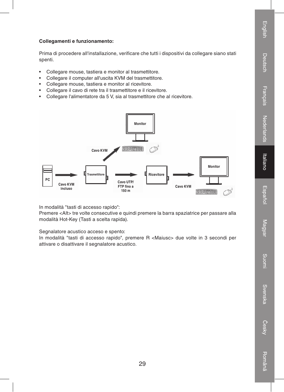 Konig Electronic KVM-extender by utp User Manual | Page 29 / 68