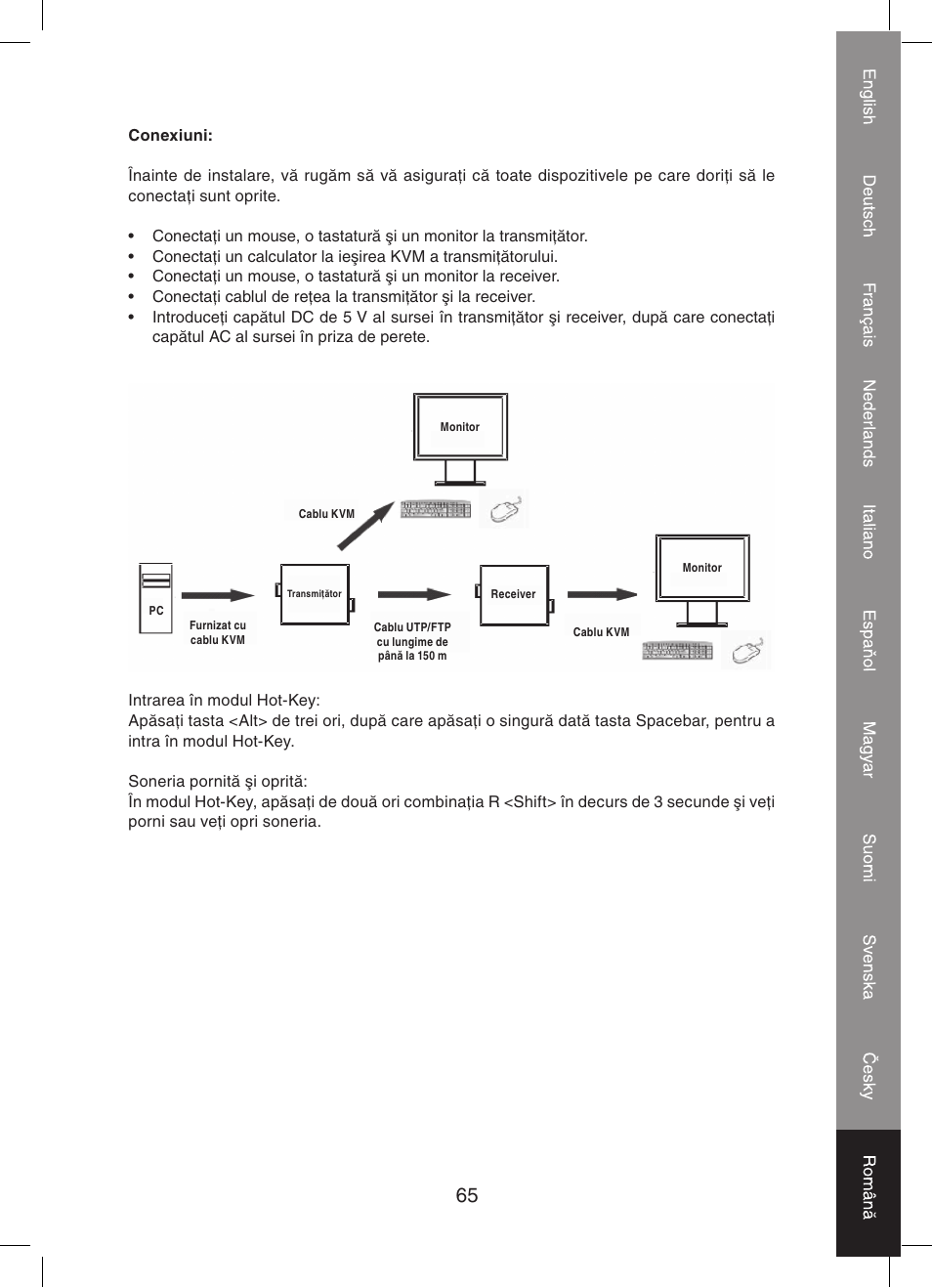 Konig Electronic KVM-extender by utp User Manual | Page 65 / 68