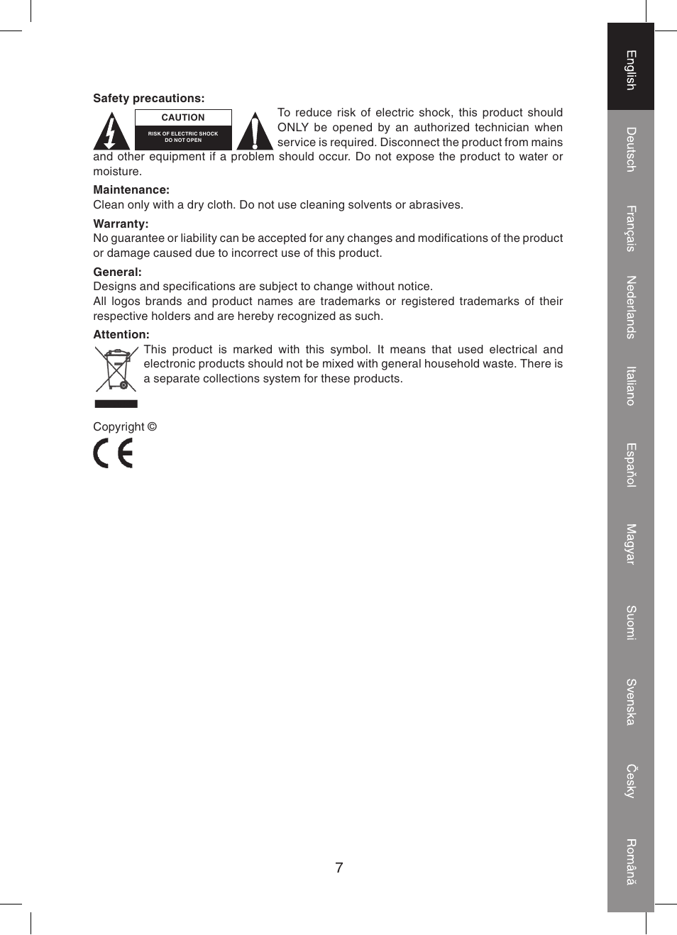 Konig Electronic KVM-extender by utp User Manual | Page 7 / 68