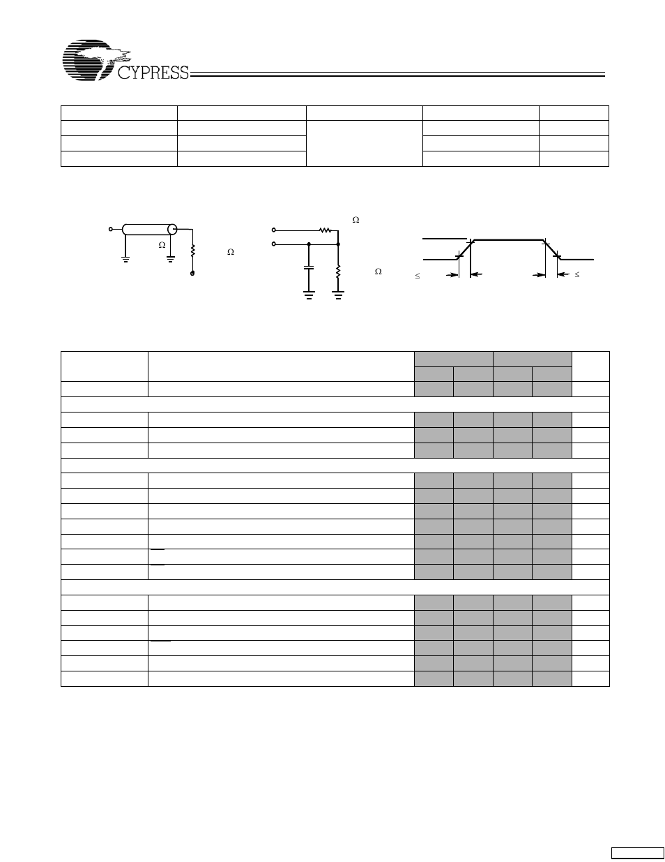 Capacitance | Cypress CY7C1333H User Manual | Page 8 / 12