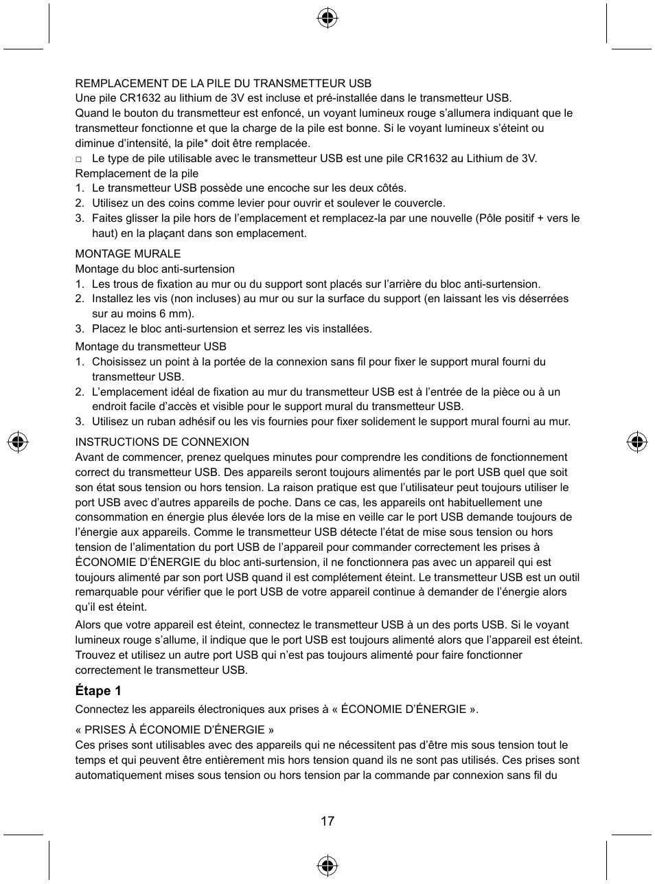 Konig Electronic Distribution board with USB remote control User Manual | Page 17 / 102