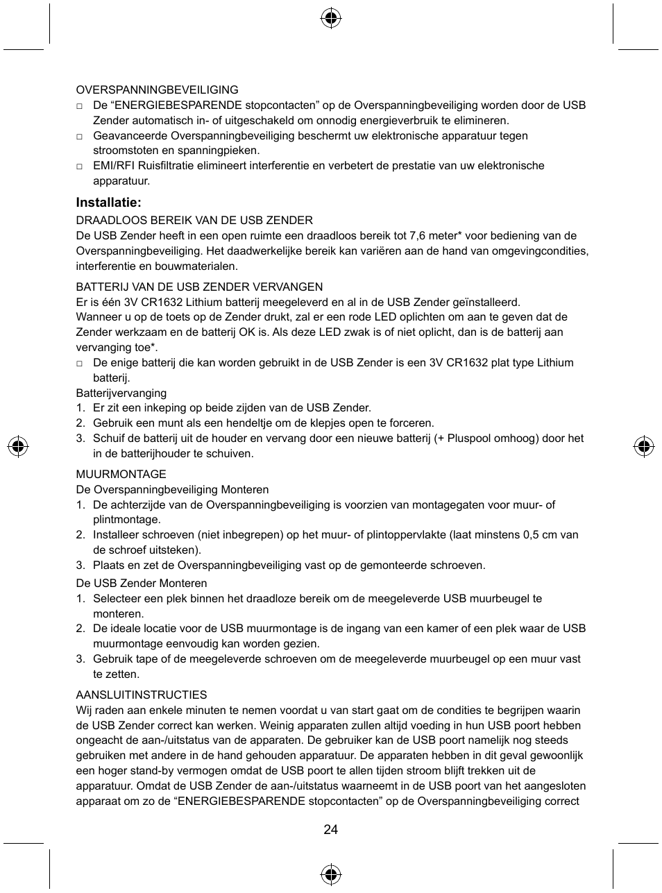 Konig Electronic Distribution board with USB remote control User Manual | Page 24 / 102