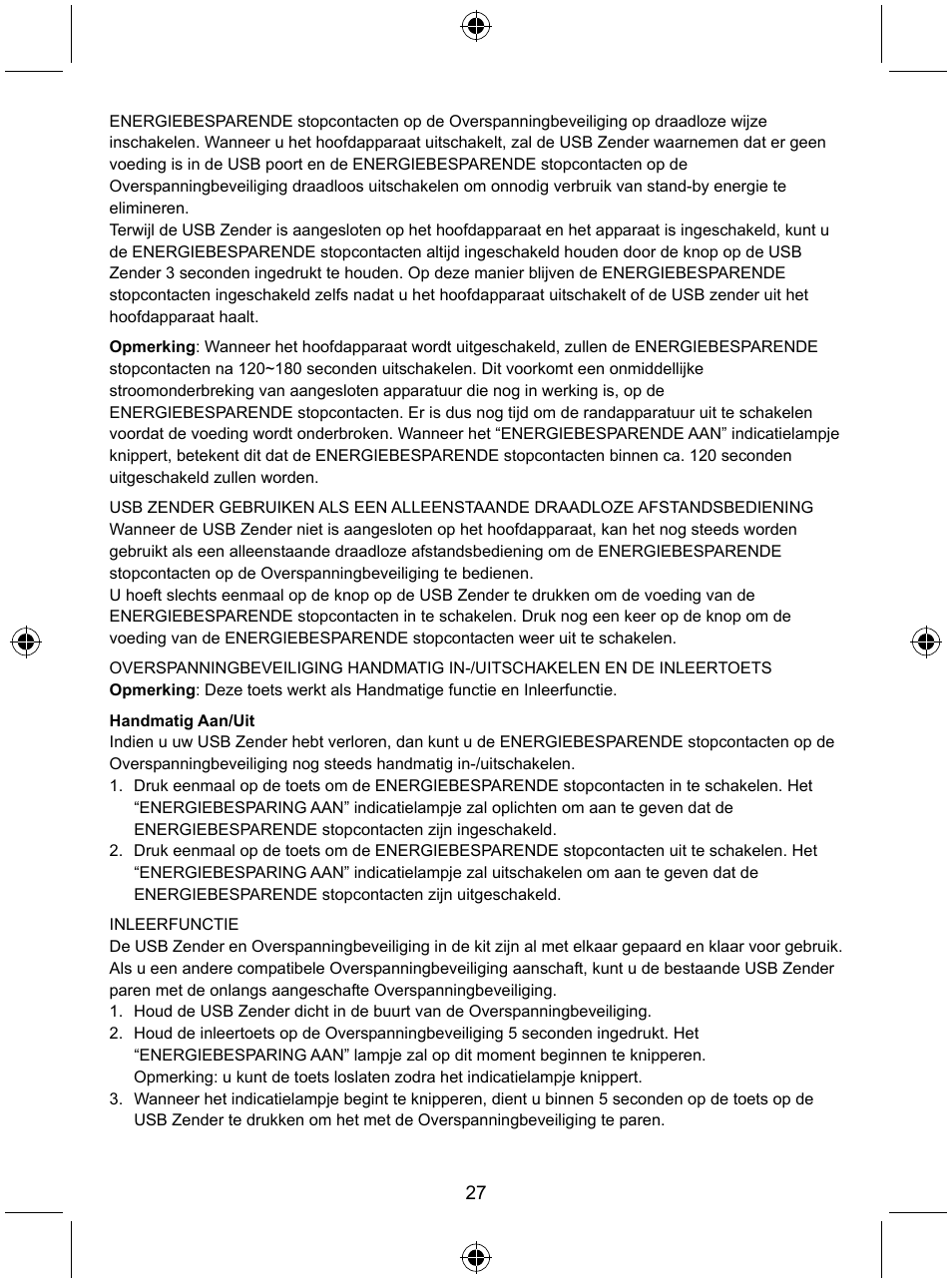 Konig Electronic Distribution board with USB remote control User Manual | Page 27 / 102