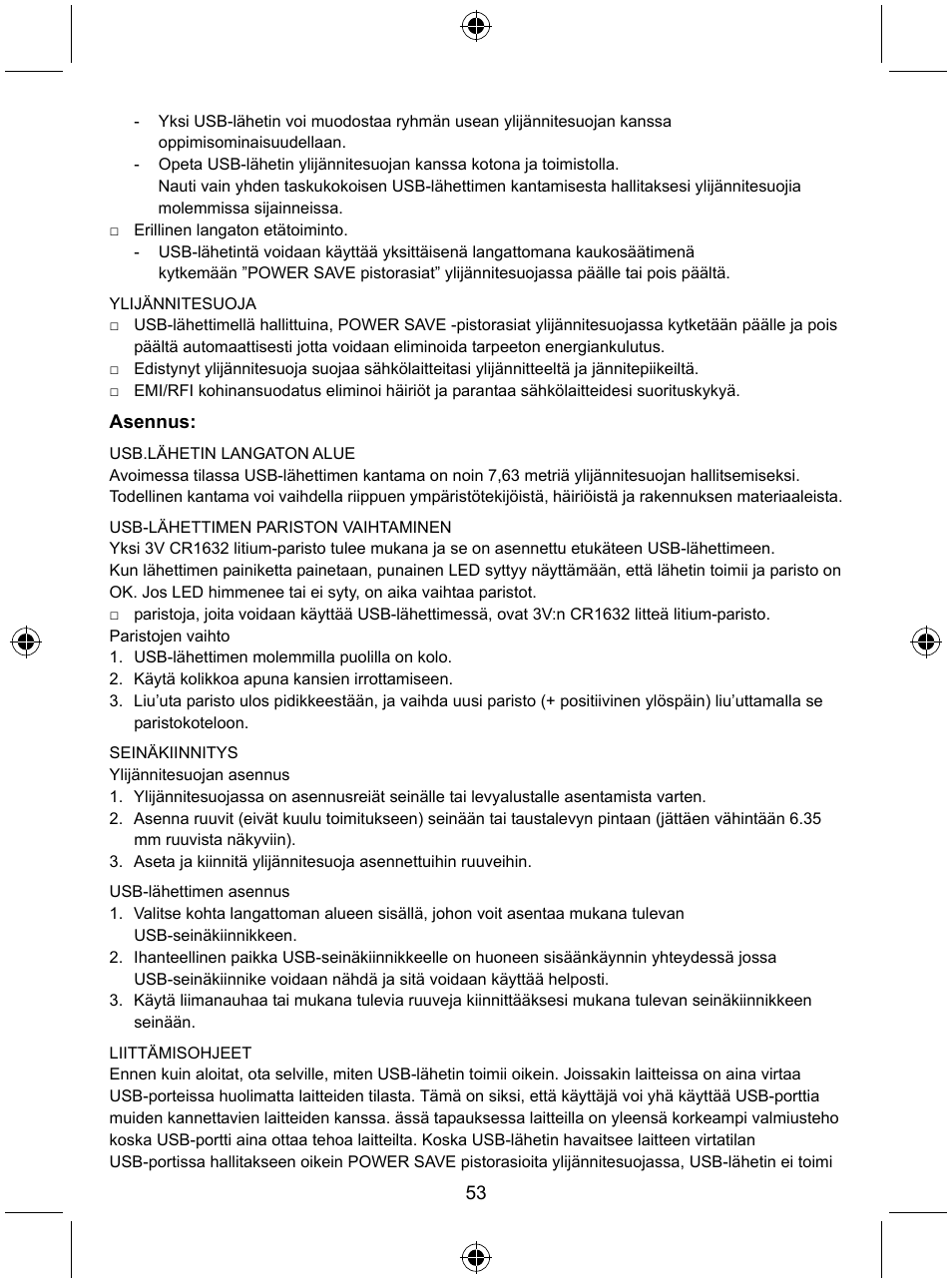 Konig Electronic Distribution board with USB remote control User Manual | Page 53 / 102