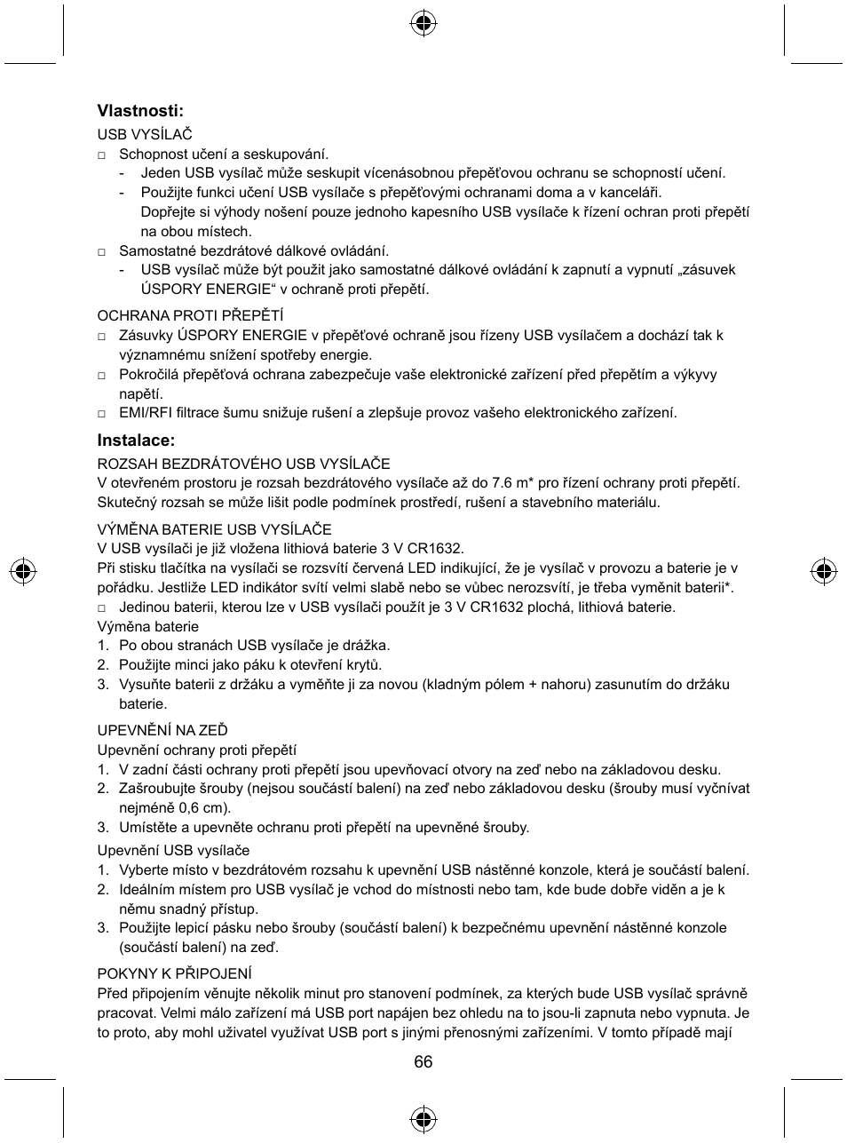 Konig Electronic Distribution board with USB remote control User Manual | Page 66 / 102