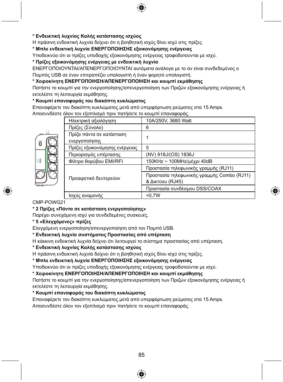 Konig Electronic Distribution board with USB remote control User Manual | Page 85 / 102