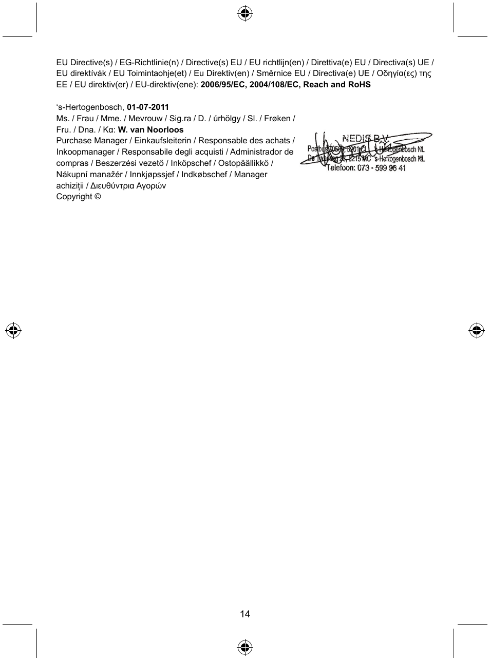 Konig Electronic Travel distribution board User Manual | Page 14 / 14