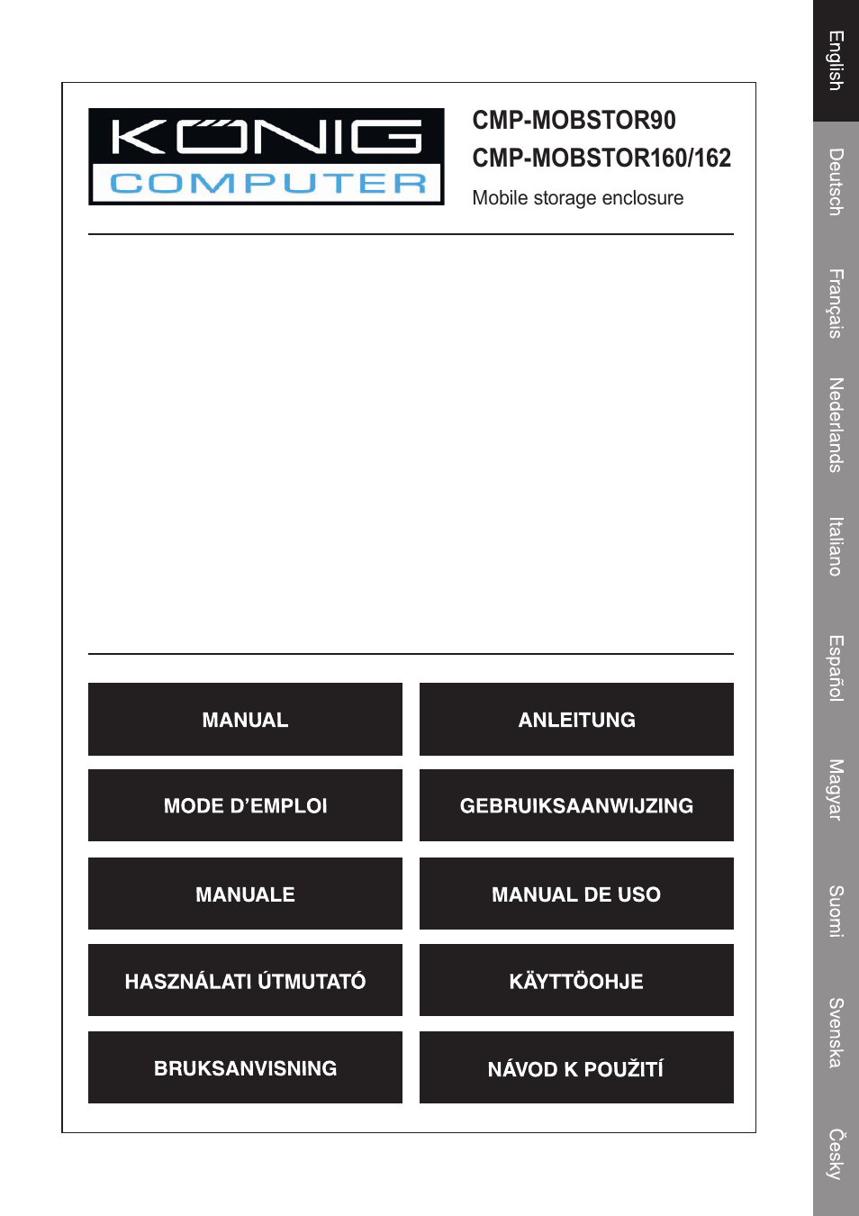 Konig Electronic Extendable notebook cooler User Manual | 40 pages