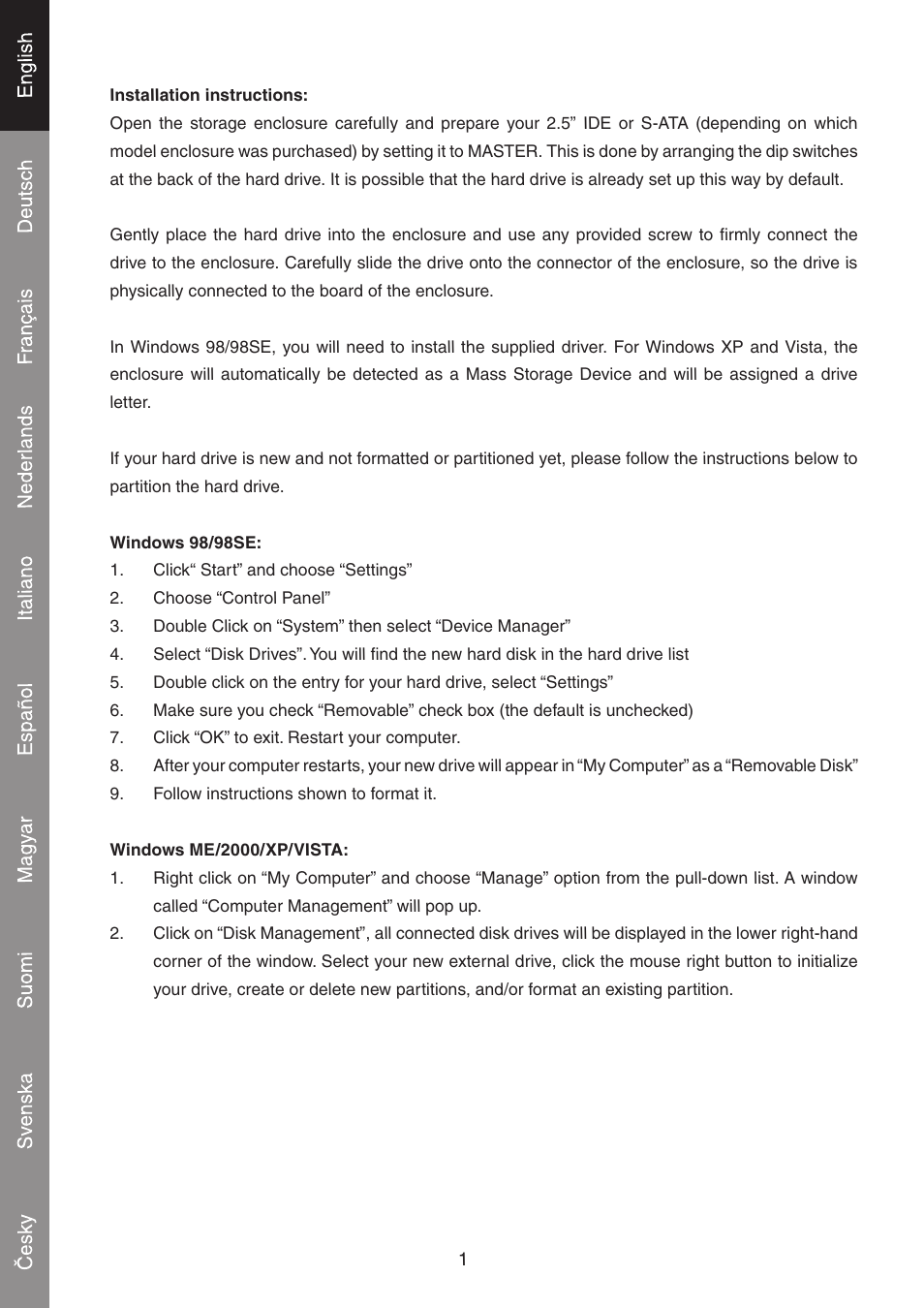 Konig Electronic Extendable notebook cooler User Manual | Page 2 / 40