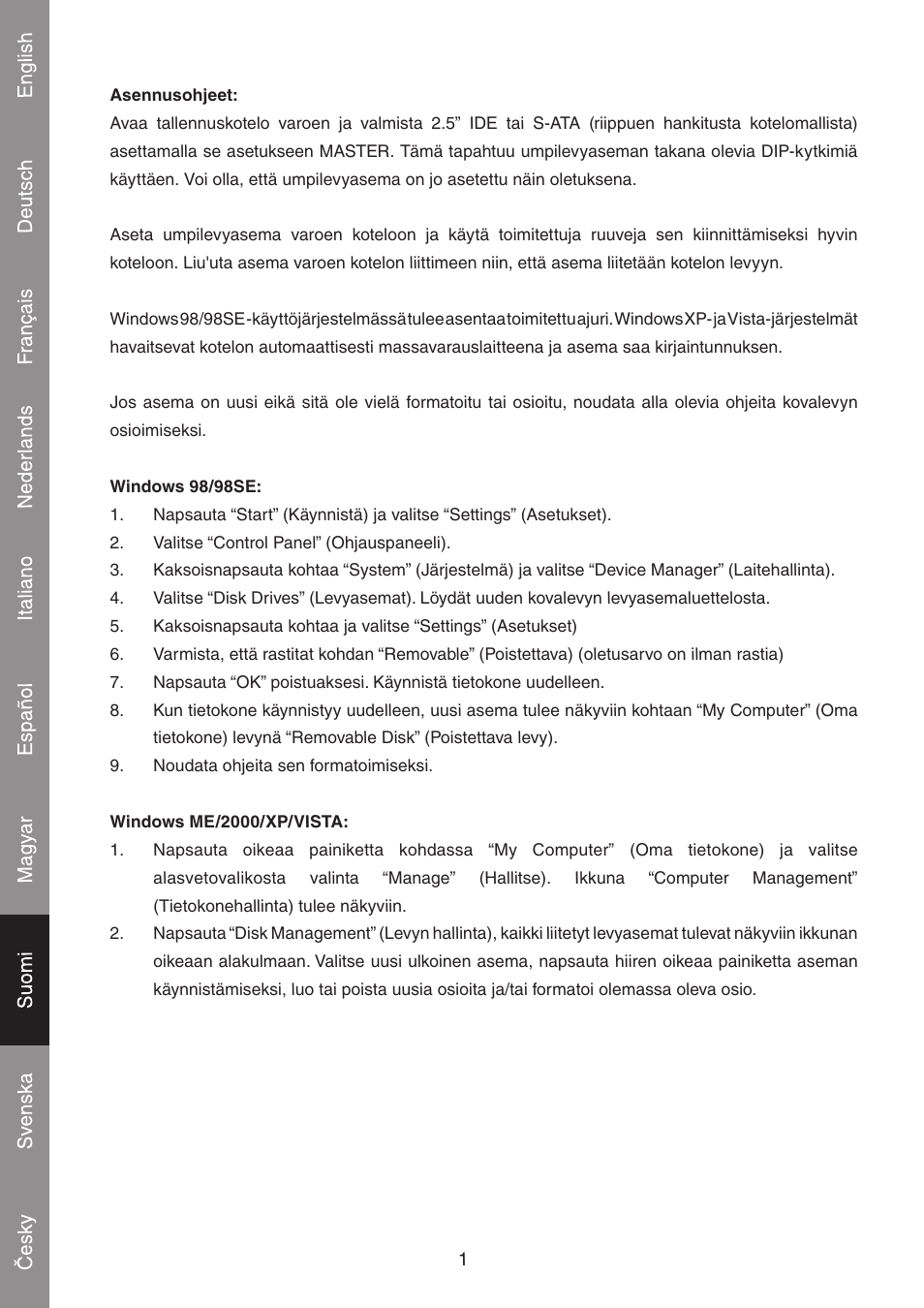 Konig Electronic Extendable notebook cooler User Manual | Page 30 / 40