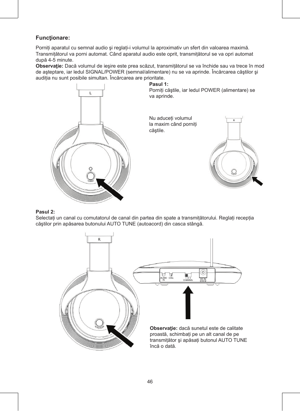 Konig Electronic Wireless headphones 863 Mhz User Manual | Page 46 / 60