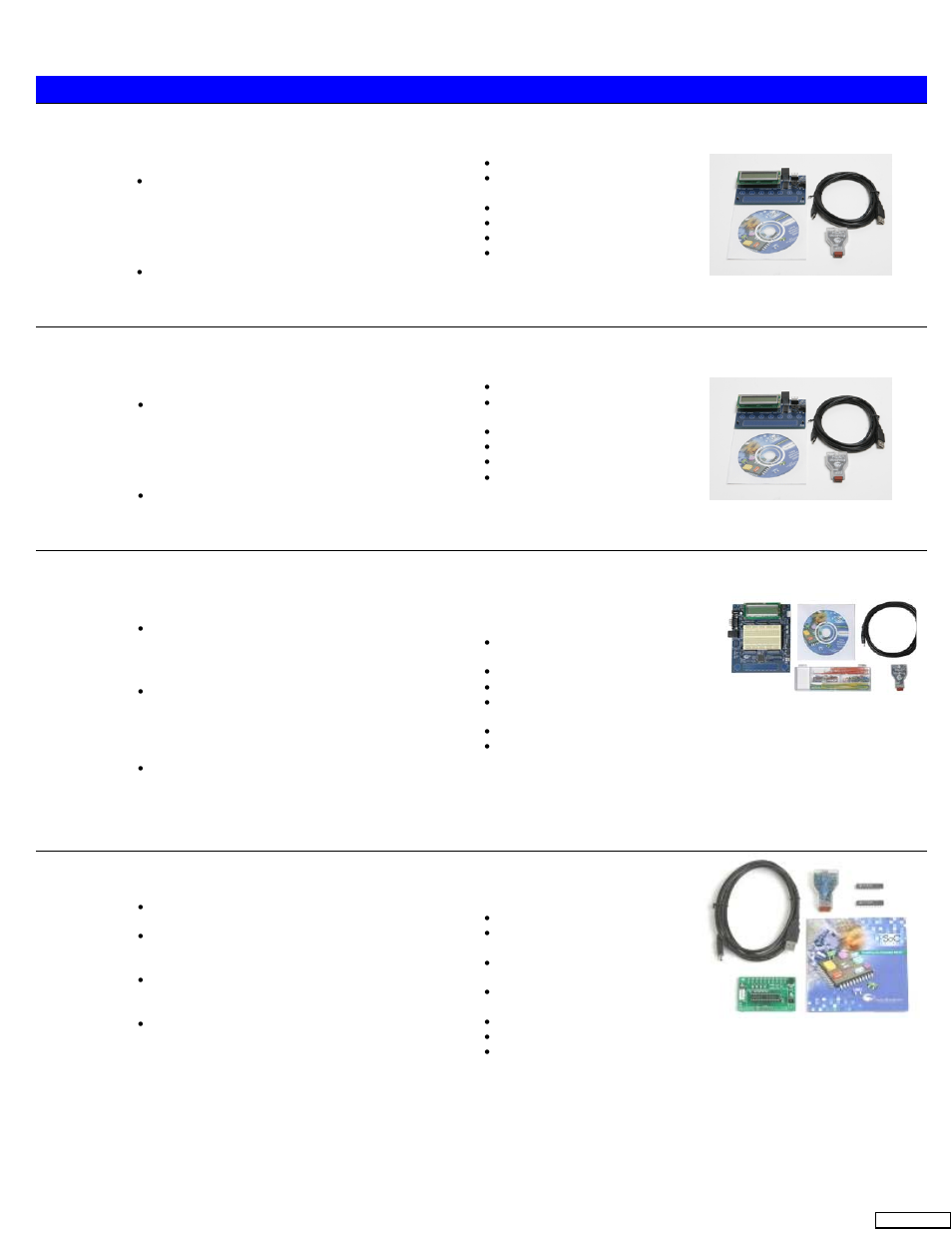 P/n description kit contents photo | Cypress CY8C24x23A User Manual | Page 13 / 28