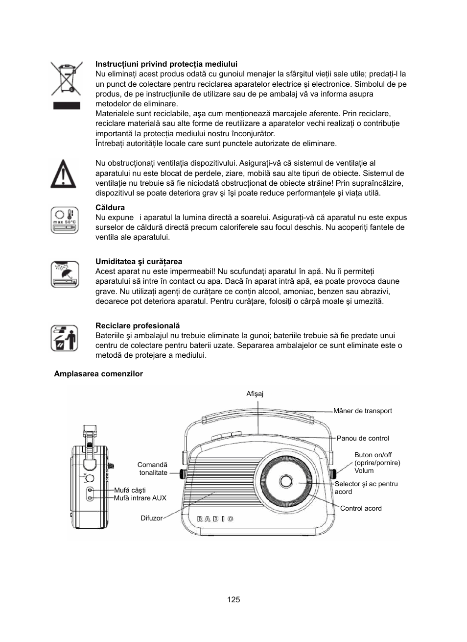 Konig Electronic DAB+ retro radio User Manual | Page 125 / 201