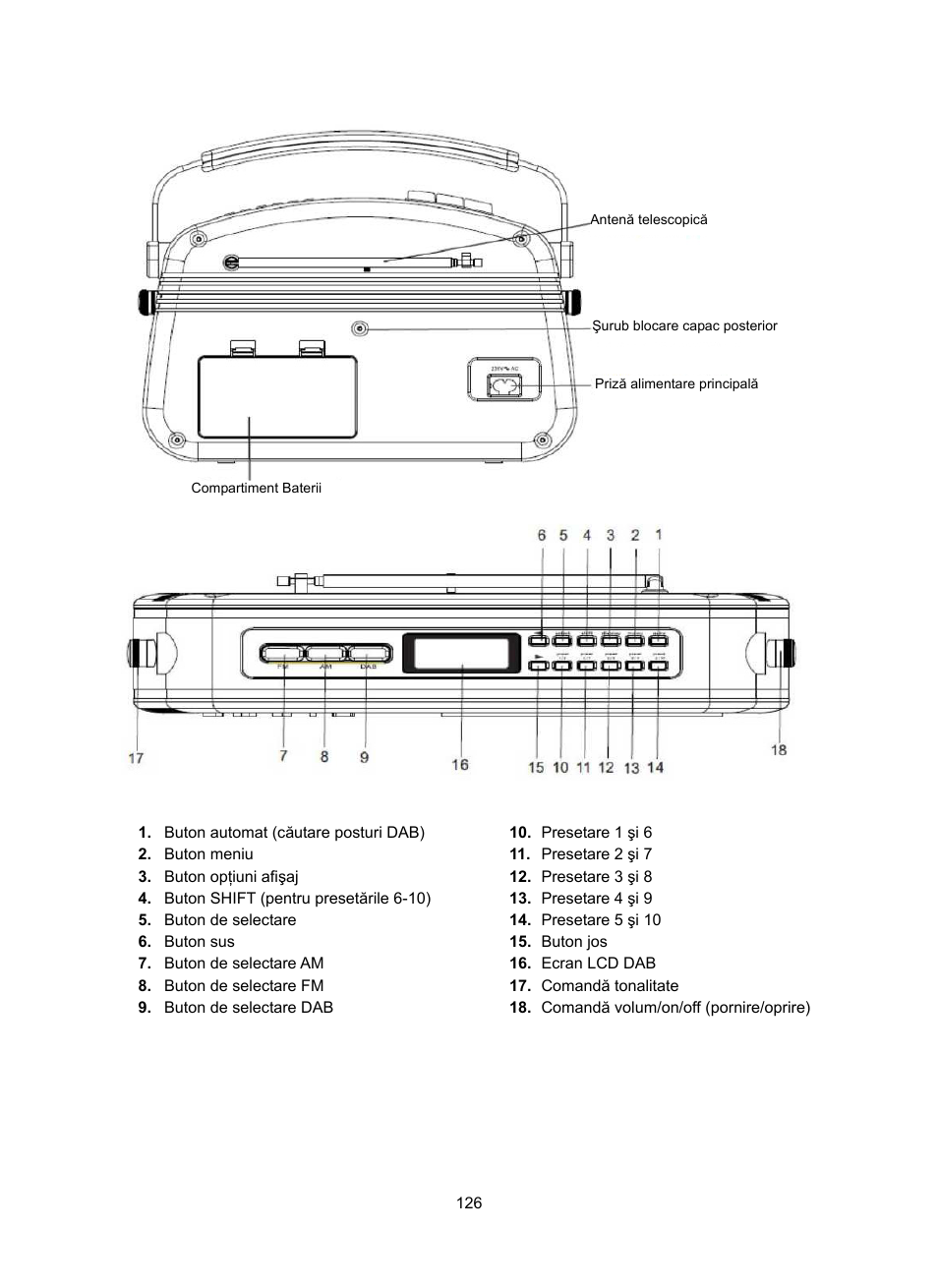 Konig Electronic DAB+ retro radio User Manual | Page 126 / 201