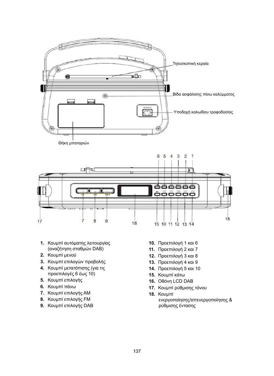 Konig Electronic DAB+ retro radio User Manual | Page 137 / 201