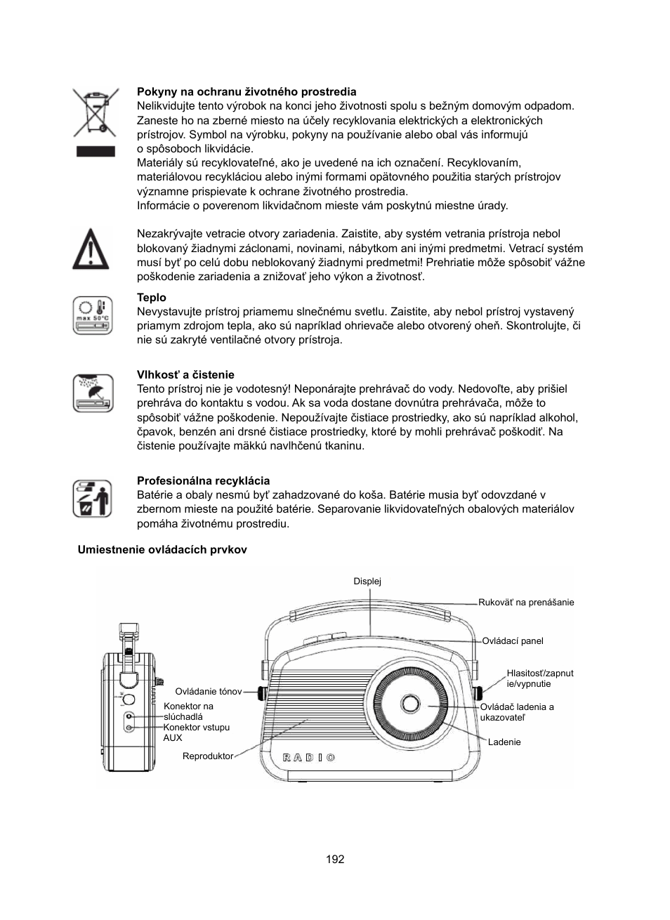 Konig Electronic DAB+ retro radio User Manual | Page 192 / 201