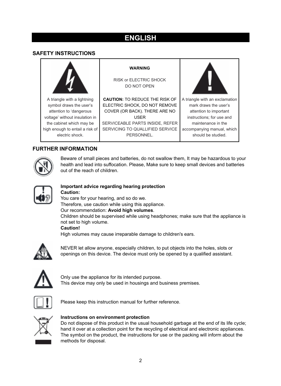 English | Konig Electronic DAB+ retro radio User Manual | Page 2 / 201