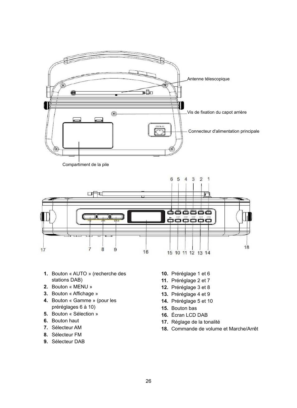 Konig Electronic DAB+ retro radio User Manual | Page 26 / 201