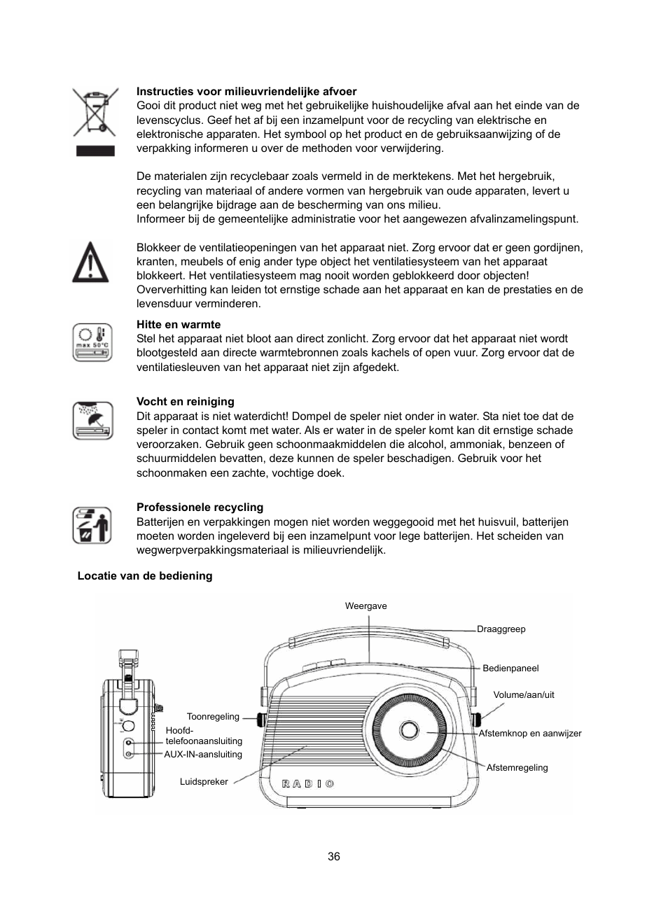 Konig Electronic DAB+ retro radio User Manual | Page 36 / 201