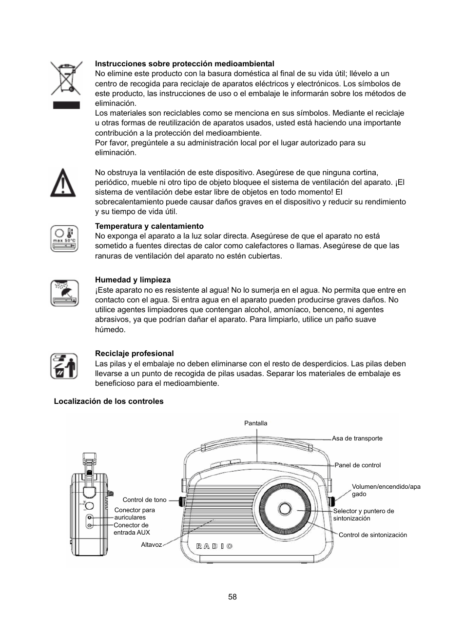 Konig Electronic DAB+ retro radio User Manual | Page 58 / 201