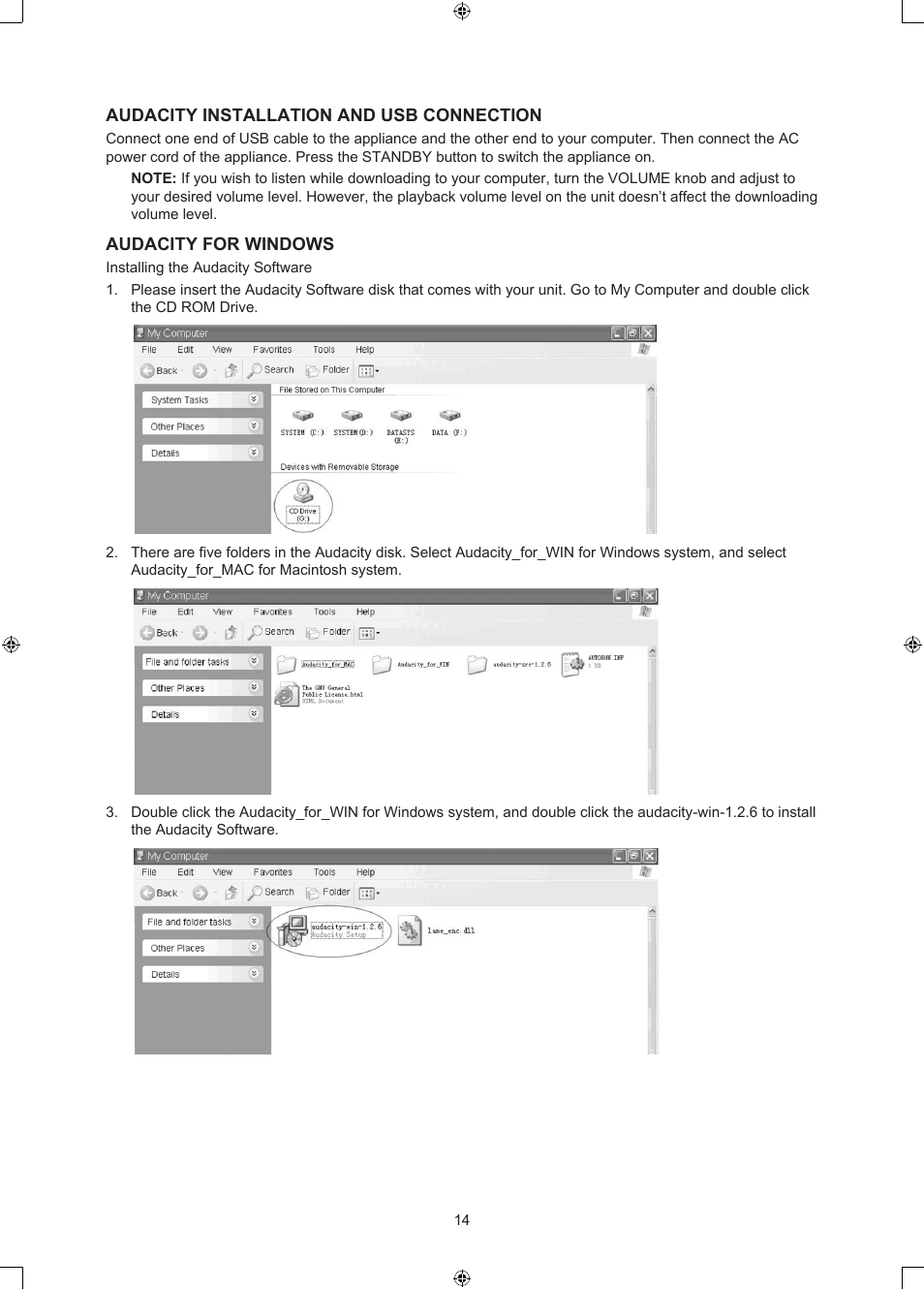 Konig Electronic USB turntable with speakers User Manual | Page 14 / 42