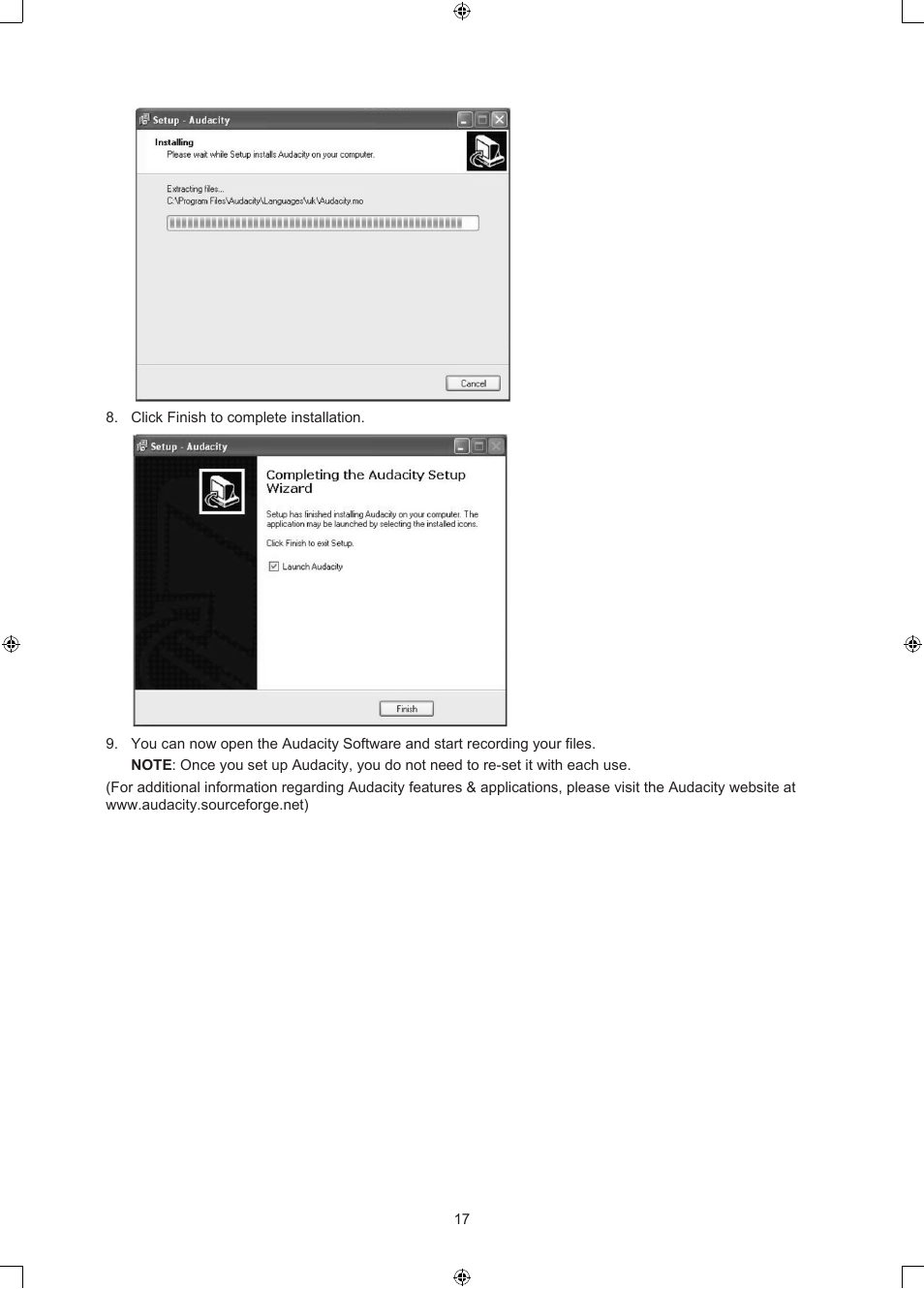 Konig Electronic USB turntable with speakers User Manual | Page 17 / 42