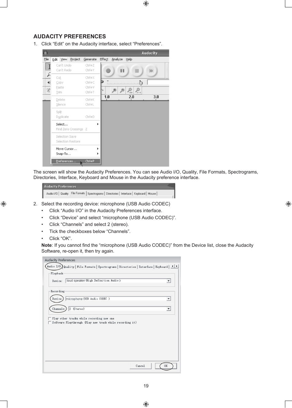 Konig Electronic USB turntable with speakers User Manual | Page 19 / 42