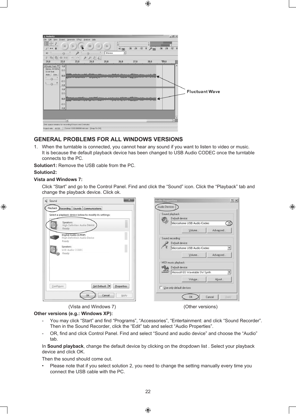 Konig Electronic USB turntable with speakers User Manual | Page 22 / 42