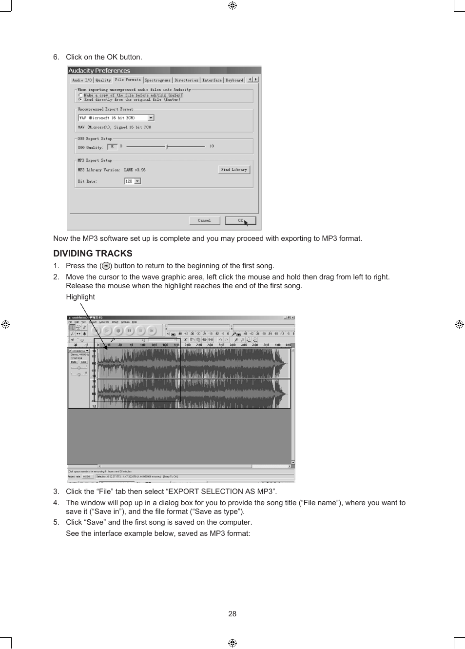 Konig Electronic USB turntable with speakers User Manual | Page 28 / 42