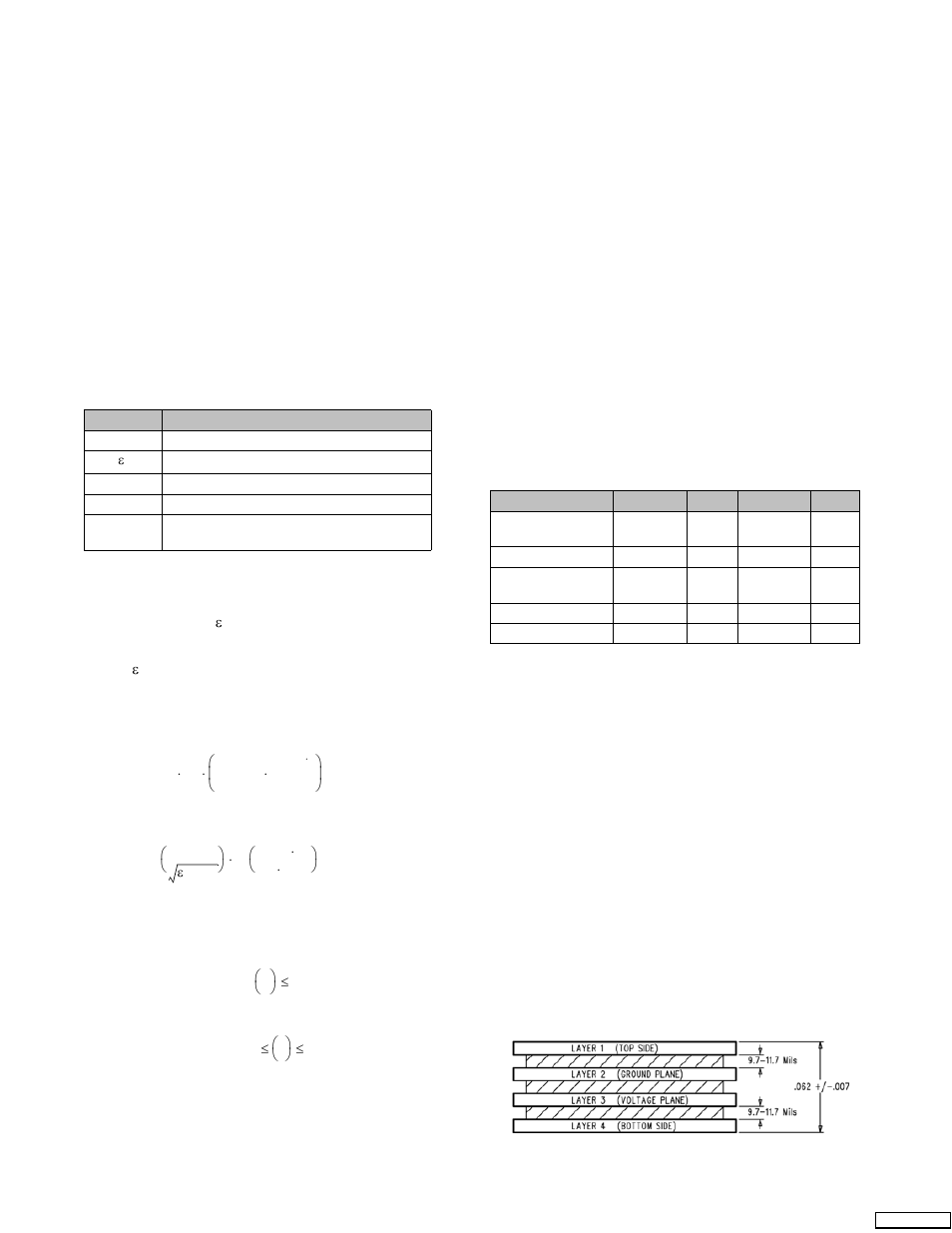 Maintain pcb trace impedance, Pcb layer stack-up | Cypress Perform AN1196 User Manual | Page 3 / 7