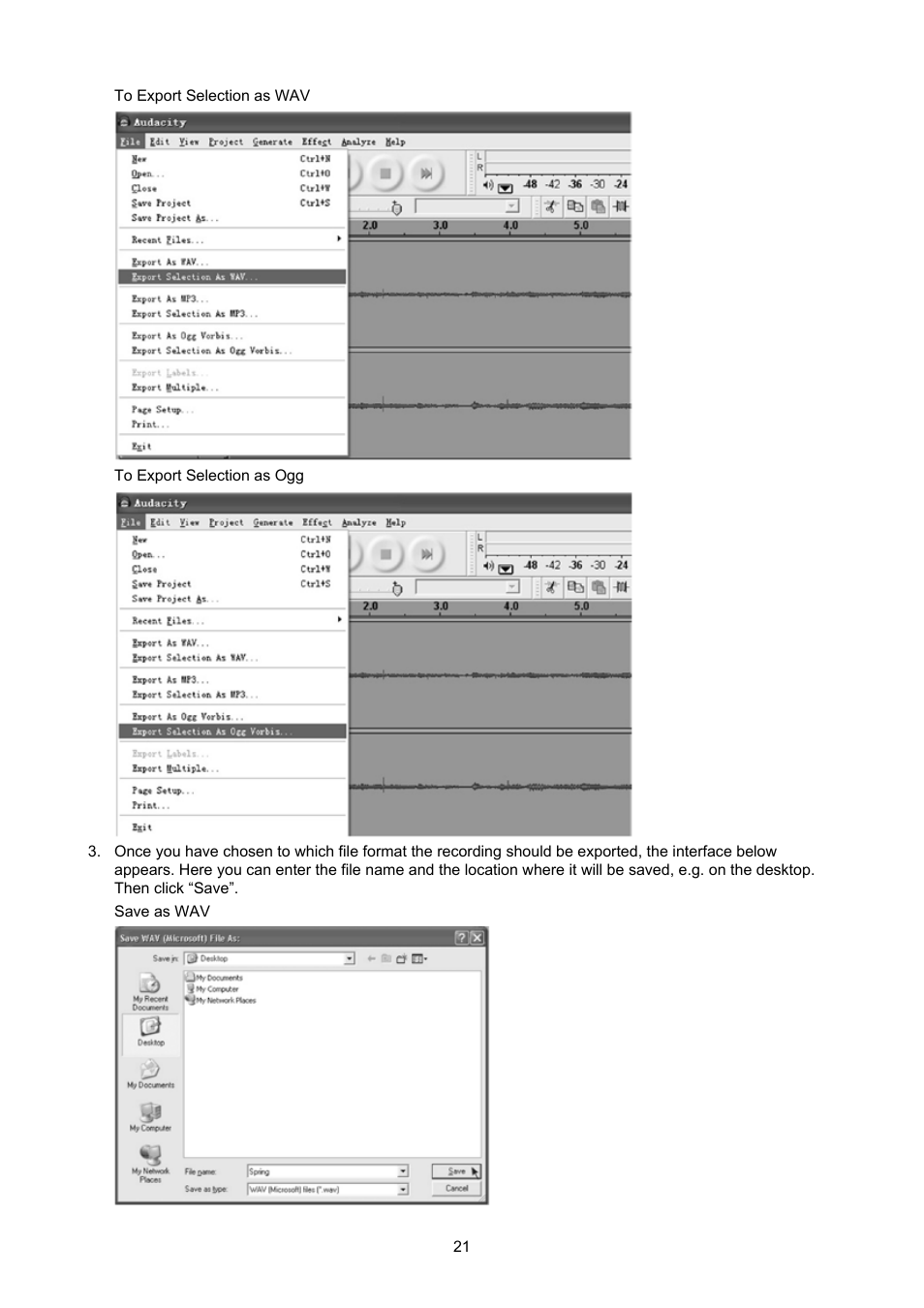 Konig Electronic USB turntable User Manual | Page 21 / 31