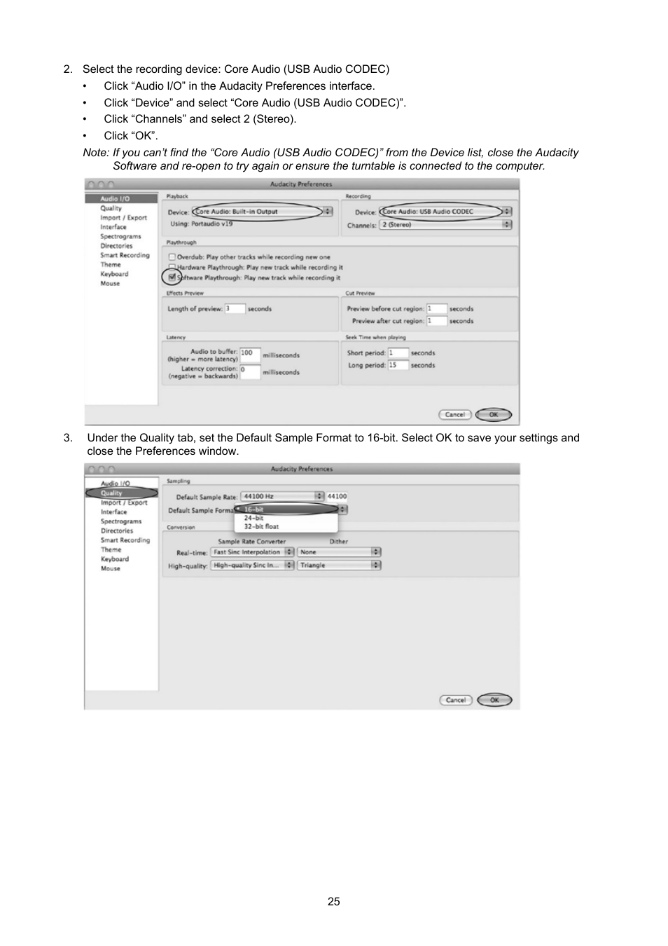 Konig Electronic USB turntable User Manual | Page 25 / 31