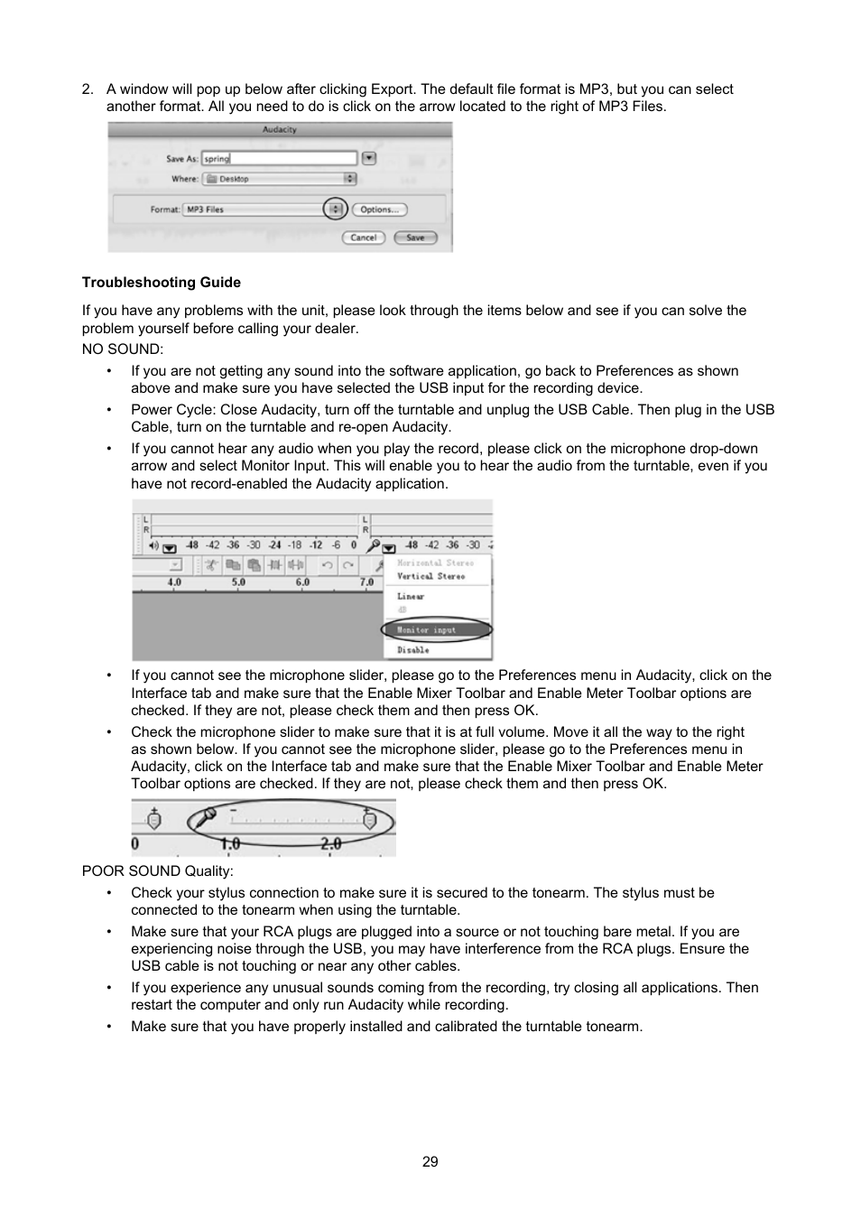 Konig Electronic USB turntable User Manual | Page 29 / 31