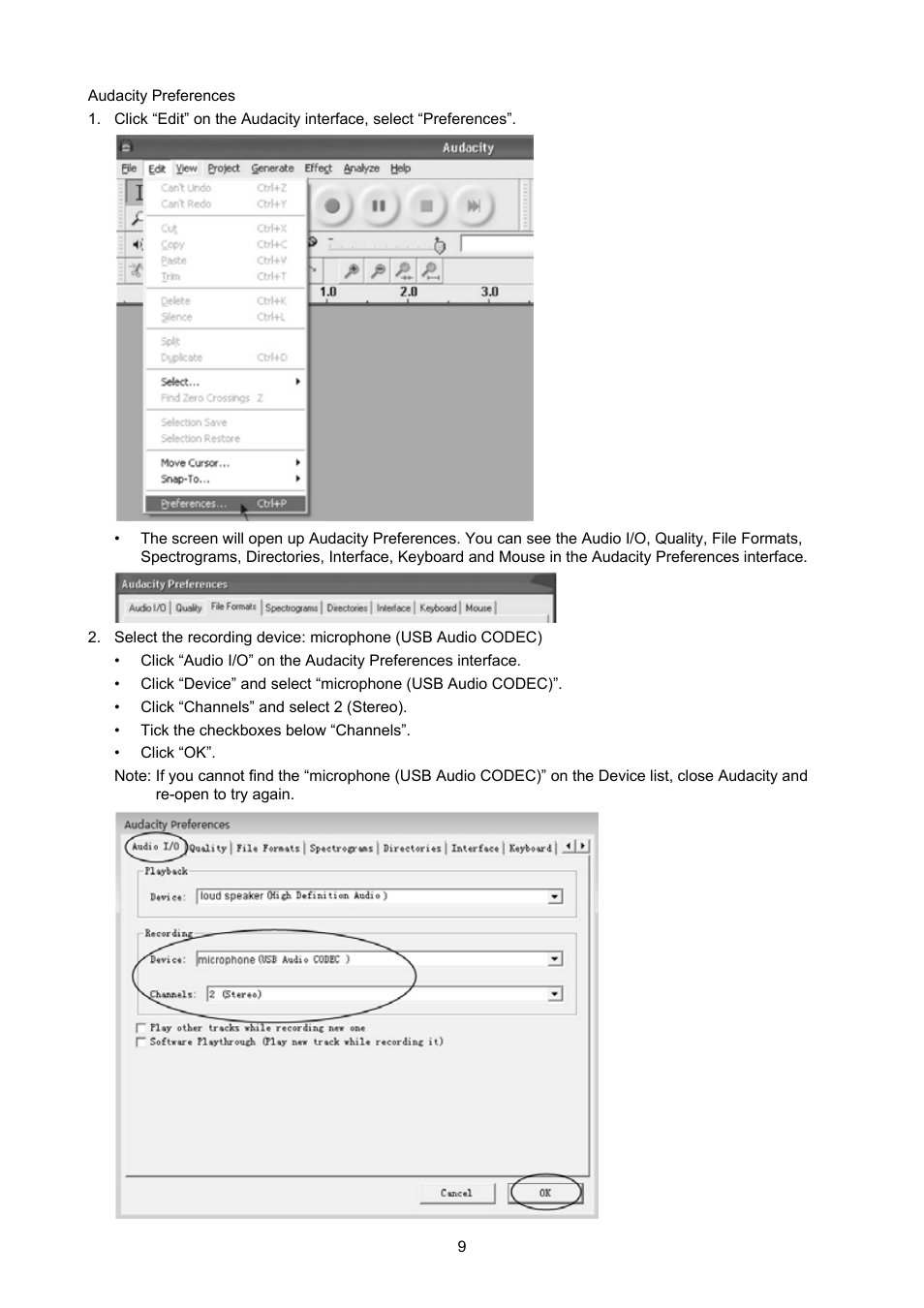 Konig Electronic USB turntable User Manual | Page 9 / 31