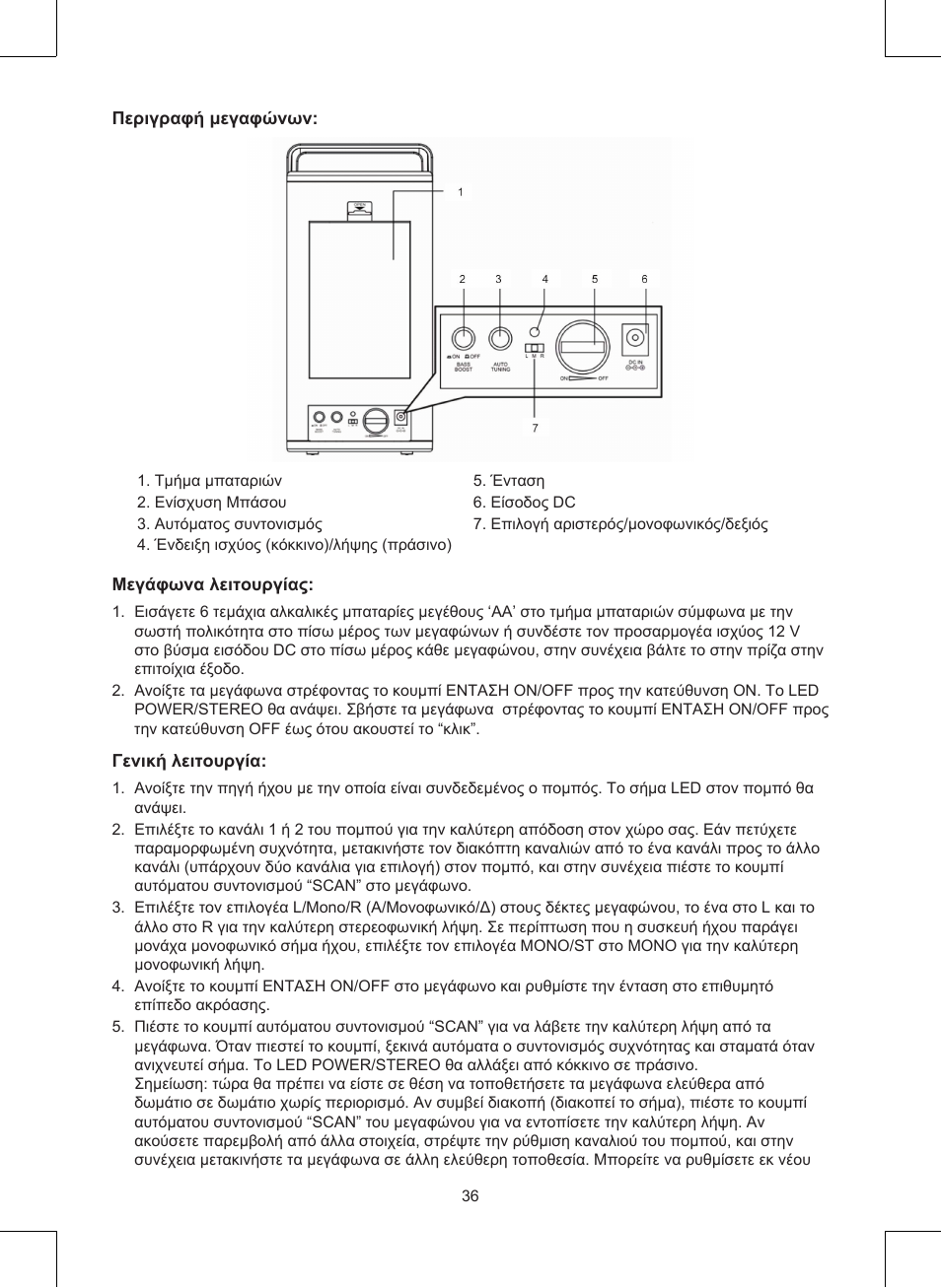 Konig Electronic Wireless RF speakers User Manual | Page 36 / 44