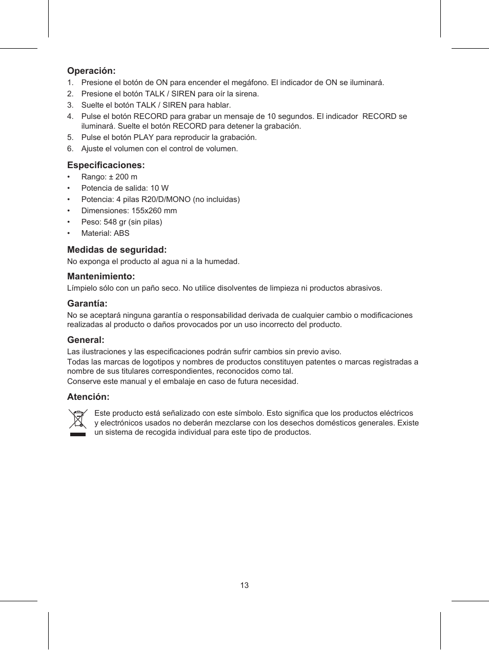 Konig Electronic Wireless RF speakers User Manual | Page 13 / 31