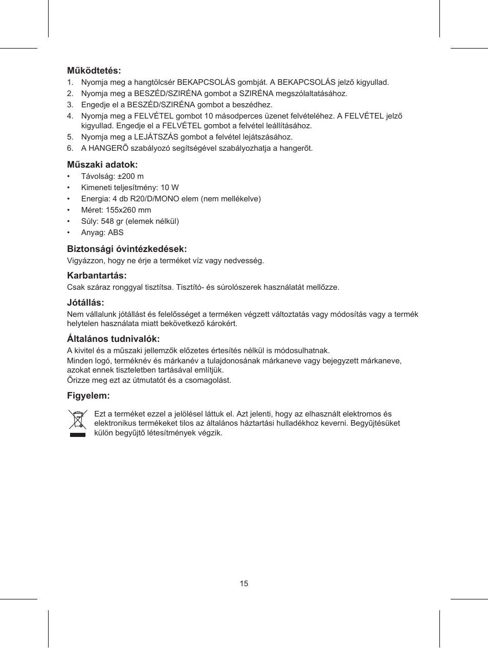 Konig Electronic Wireless RF speakers User Manual | Page 15 / 31