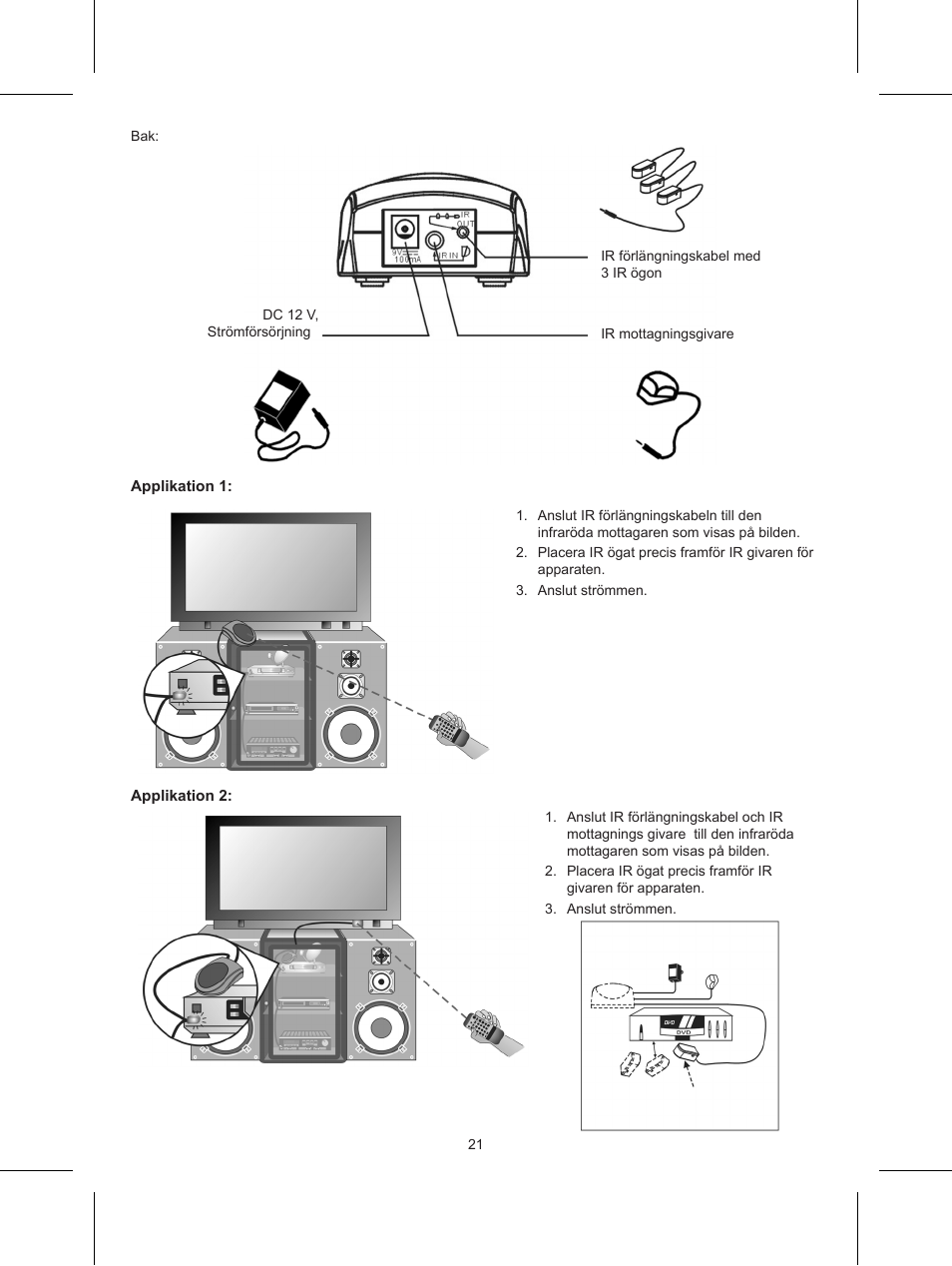 Konig Electronic IR remote control extender User Manual | Page 21 / 35