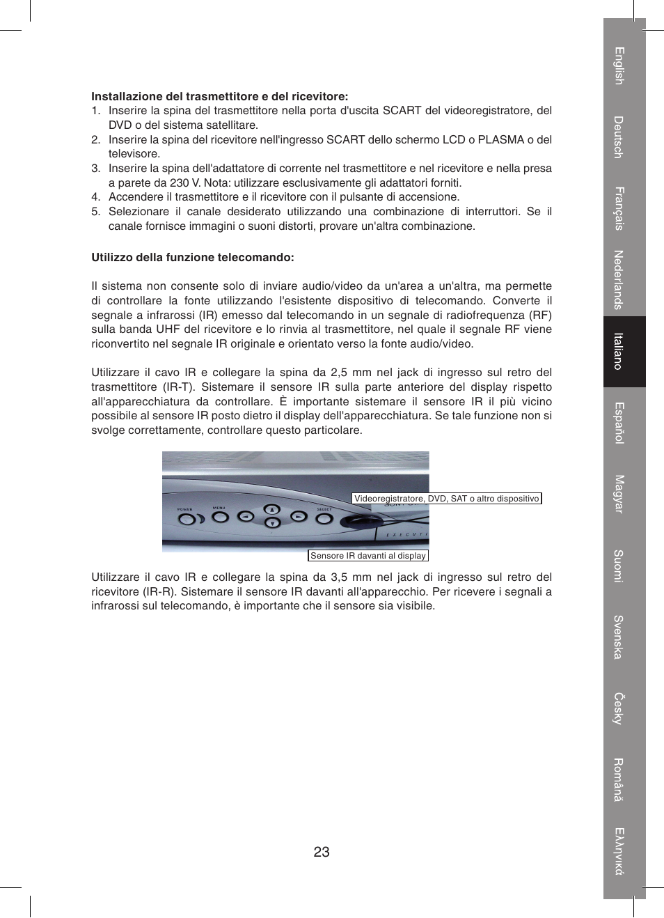 Konig Electronic 5.8 GHz wireless SCART set User Manual | Page 23 / 64