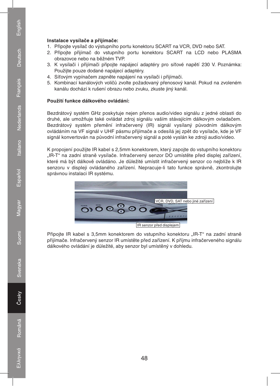 Konig Electronic 5.8 GHz wireless SCART set User Manual | Page 48 / 64